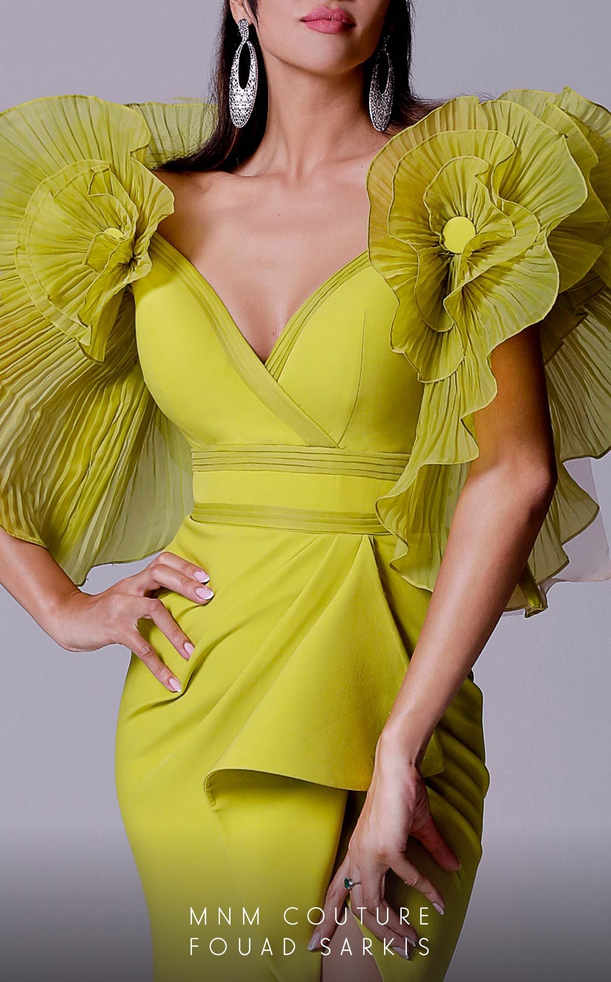 Fouad Sarkis 2712 Couture Evening Gown
