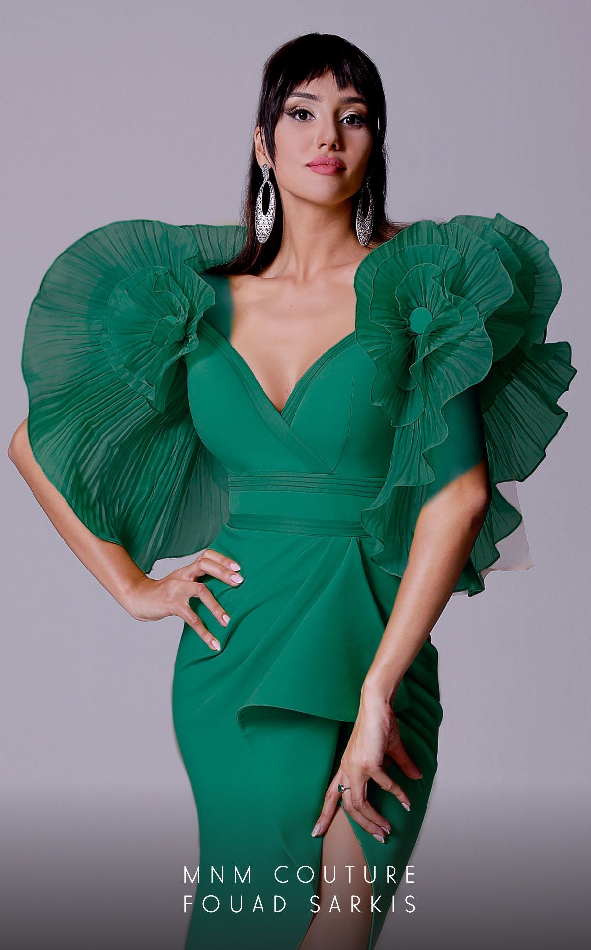 Fouad Sarkis 2712 Couture Evening Gown