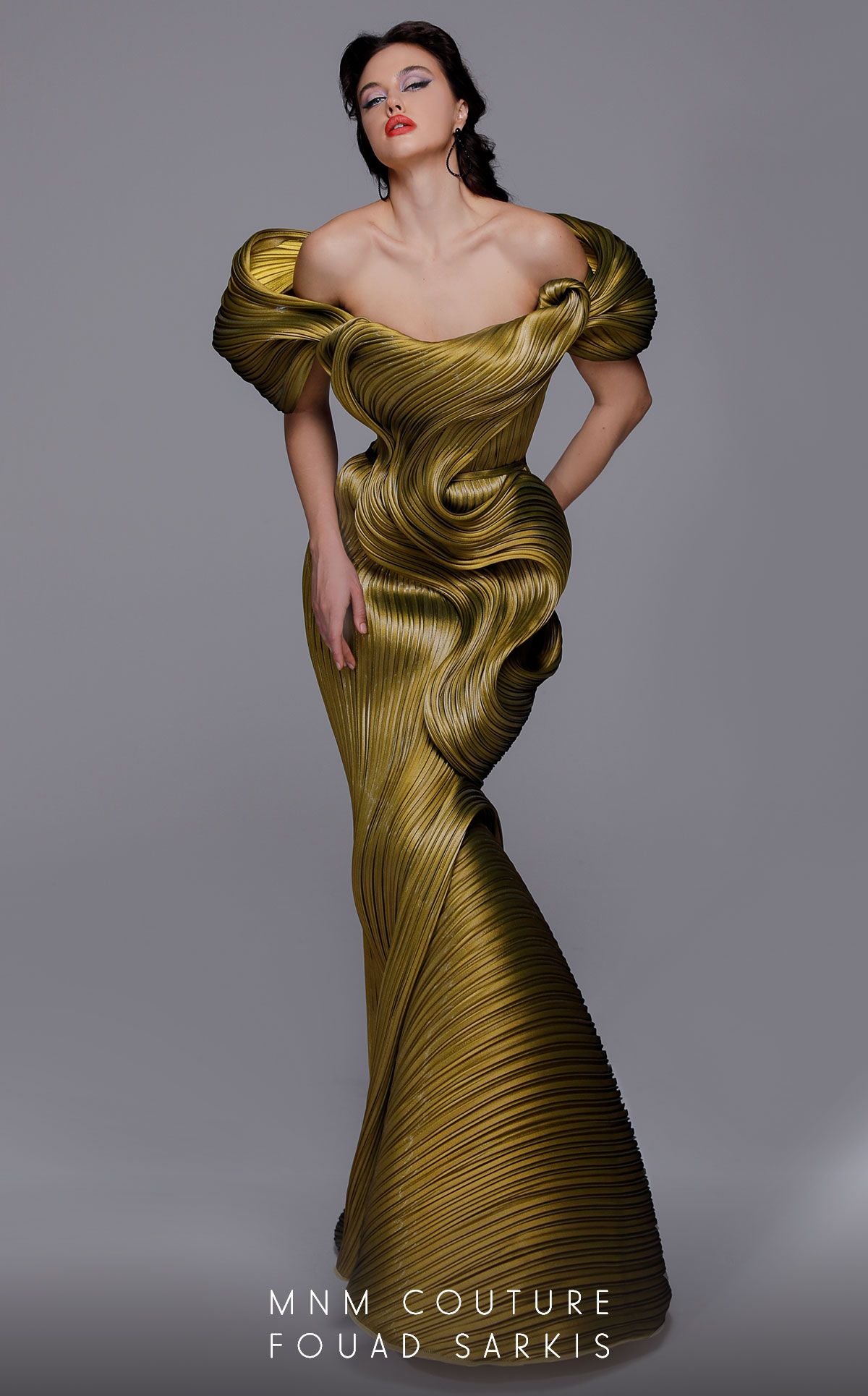 Fouad Sarkis 2730 Couture Evening Gown