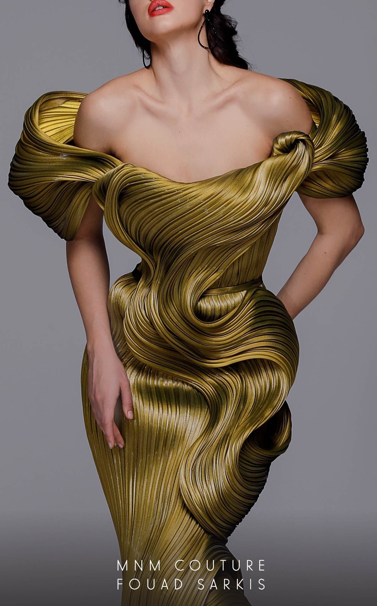 Fouad Sarkis 2730 Couture Evening Gown