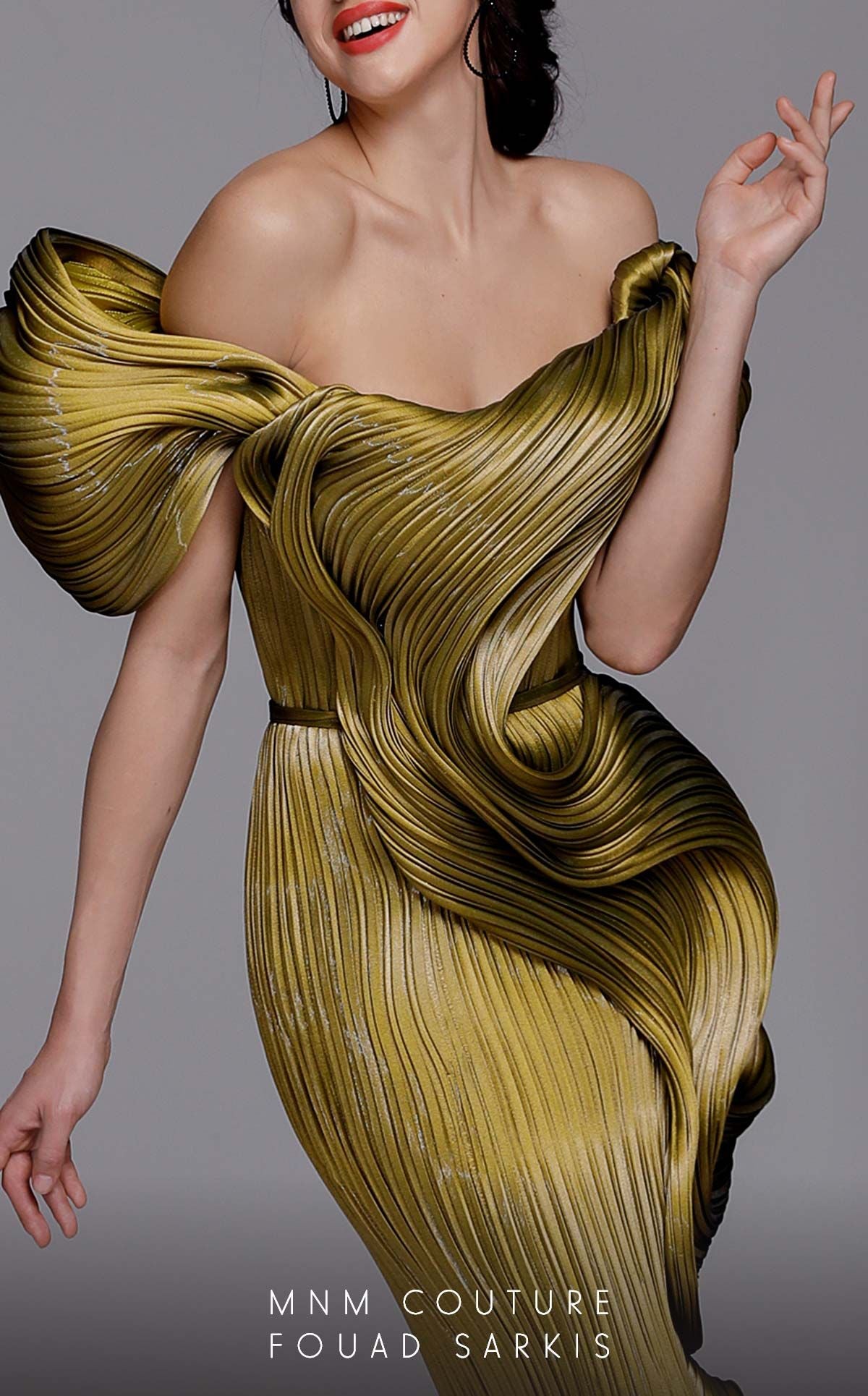 Fouad Sarkis 2730 Couture Evening Gown