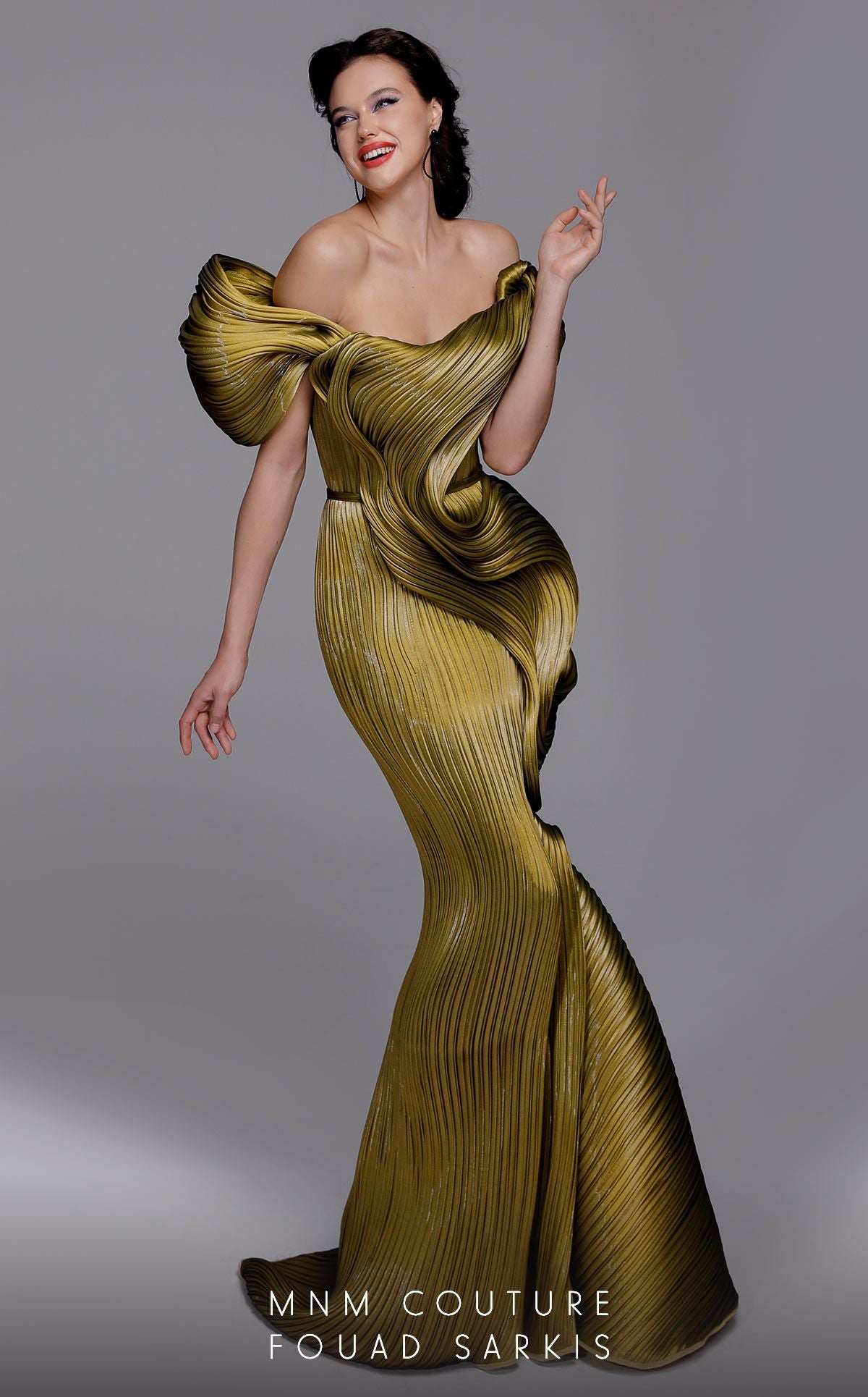 Fouad Sarkis 2730 Couture Evening Gown