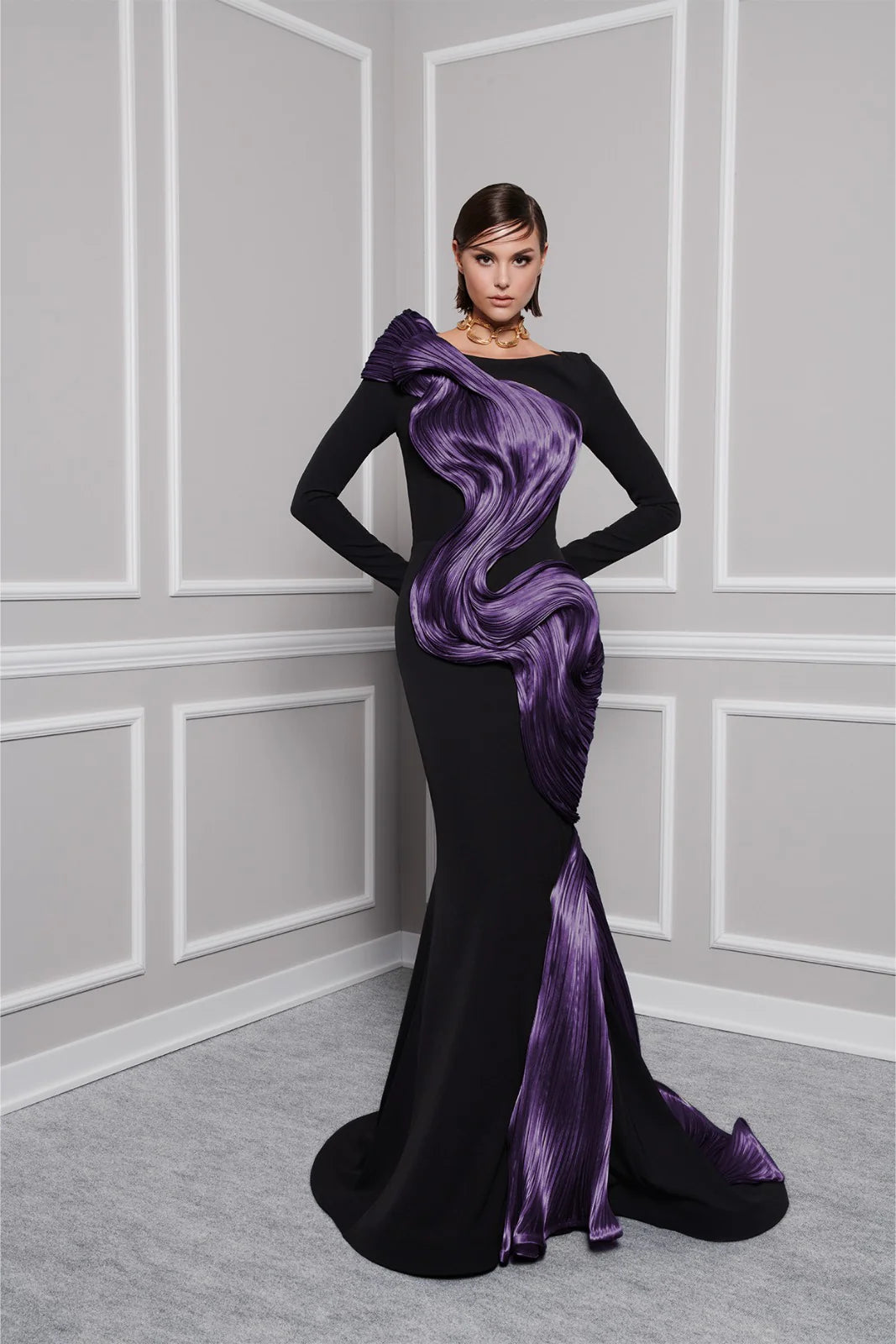 Fouad Sarkis 2730A Couture Evening Gown