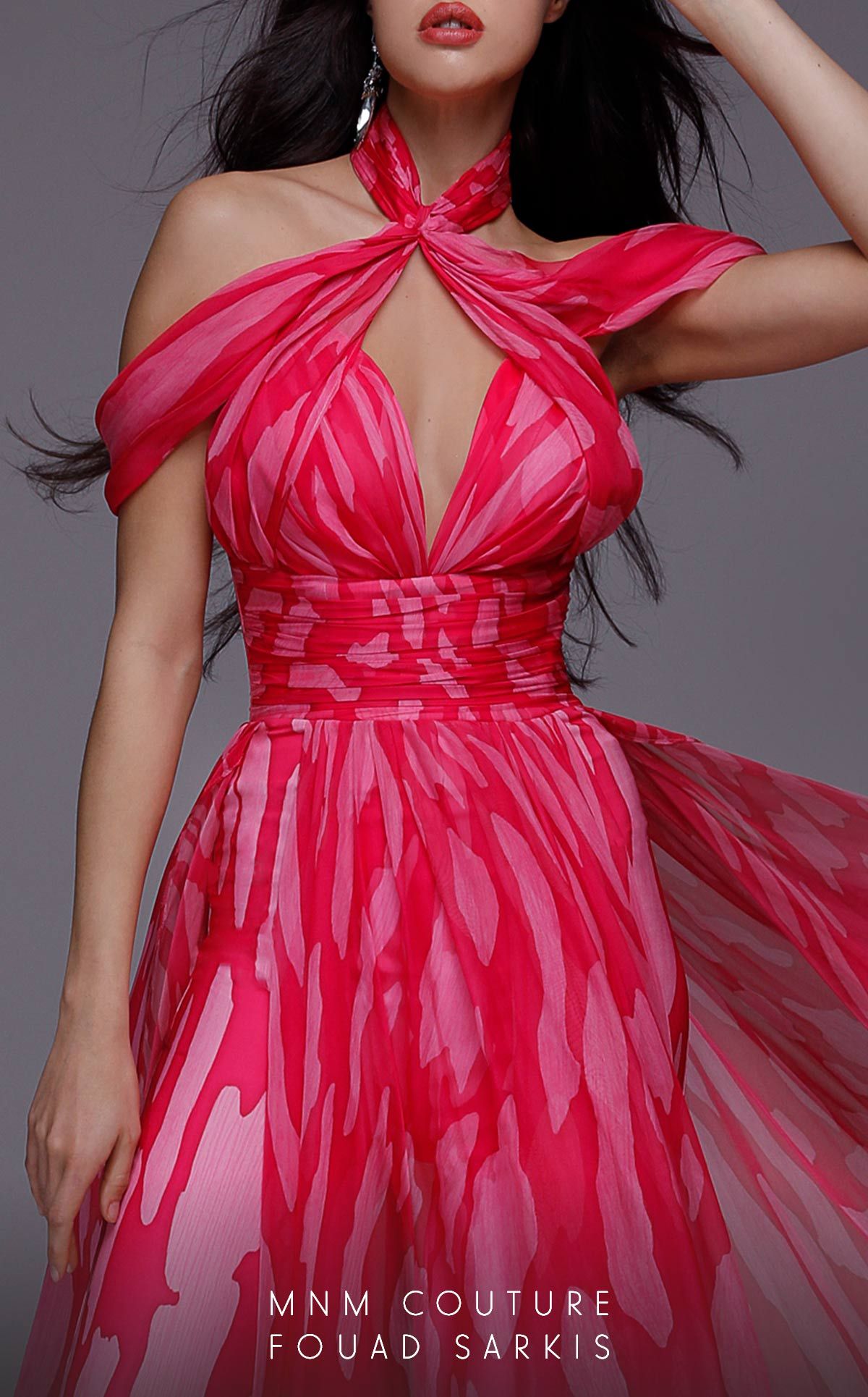 Fouad Sarkis 2734 Couture Evening Gown