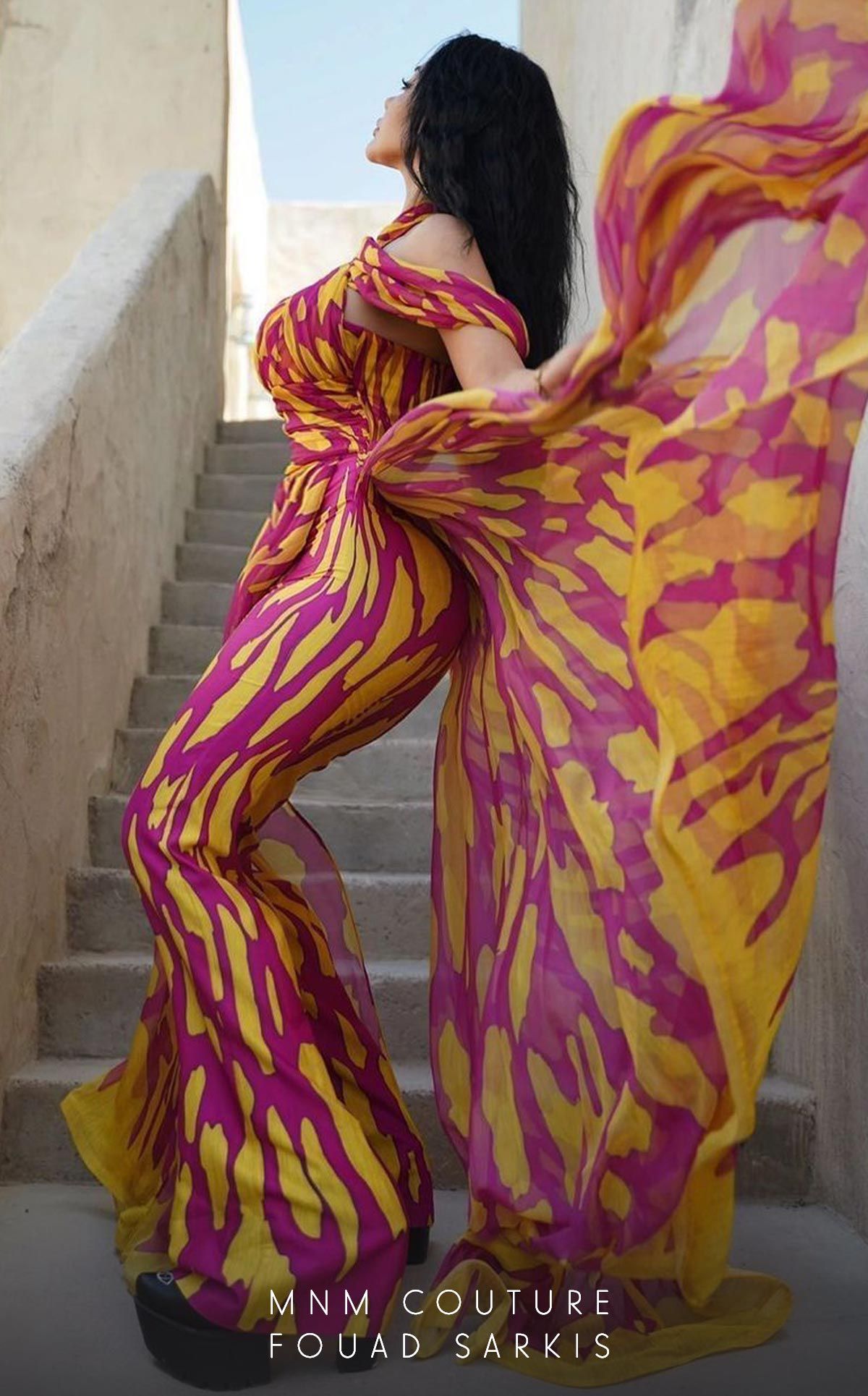 Fouad Sarkis 2734 Couture Evening Gown