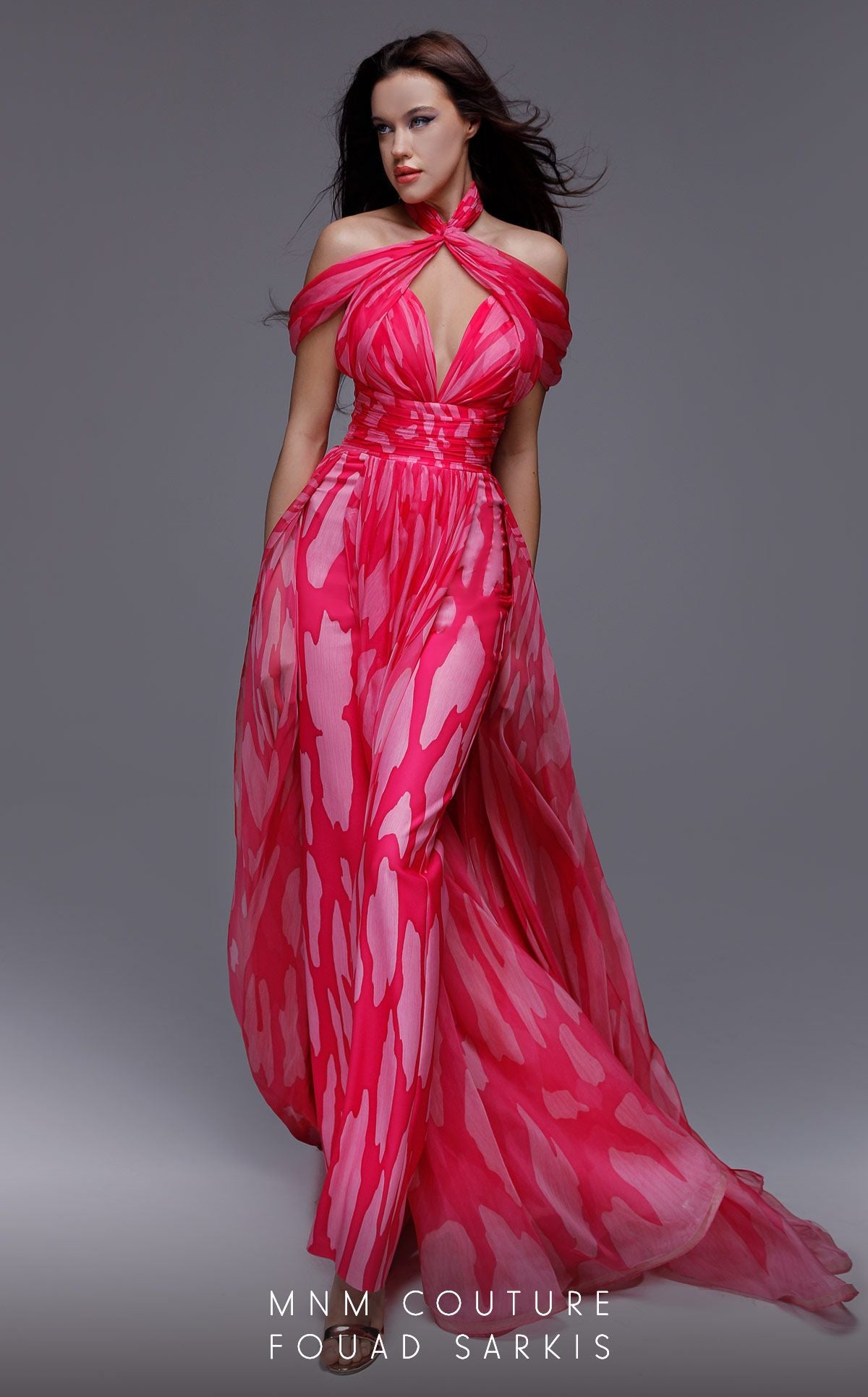 Fouad Sarkis 2734 Couture Evening Gown