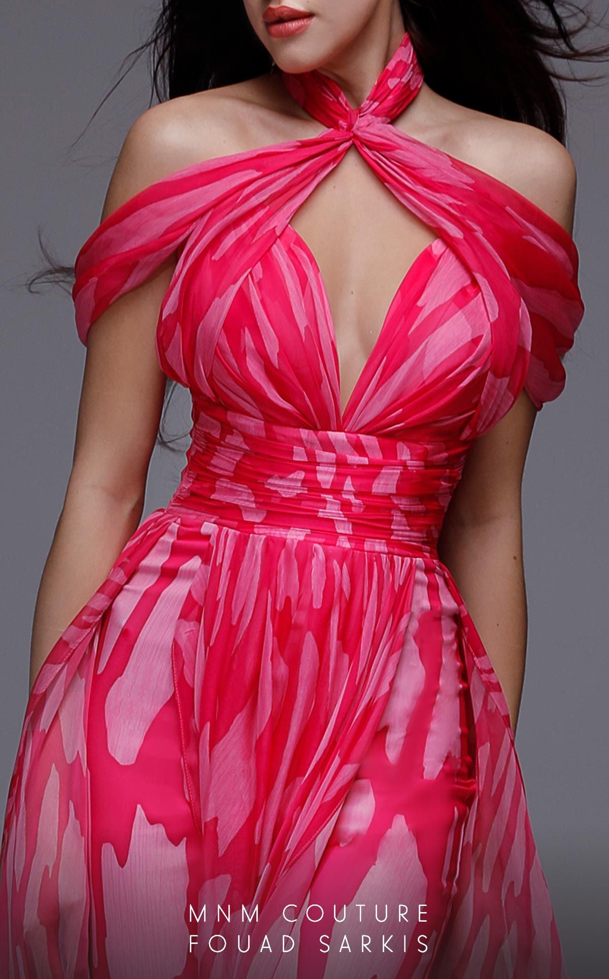 Fouad Sarkis 2734 Couture Evening Gown