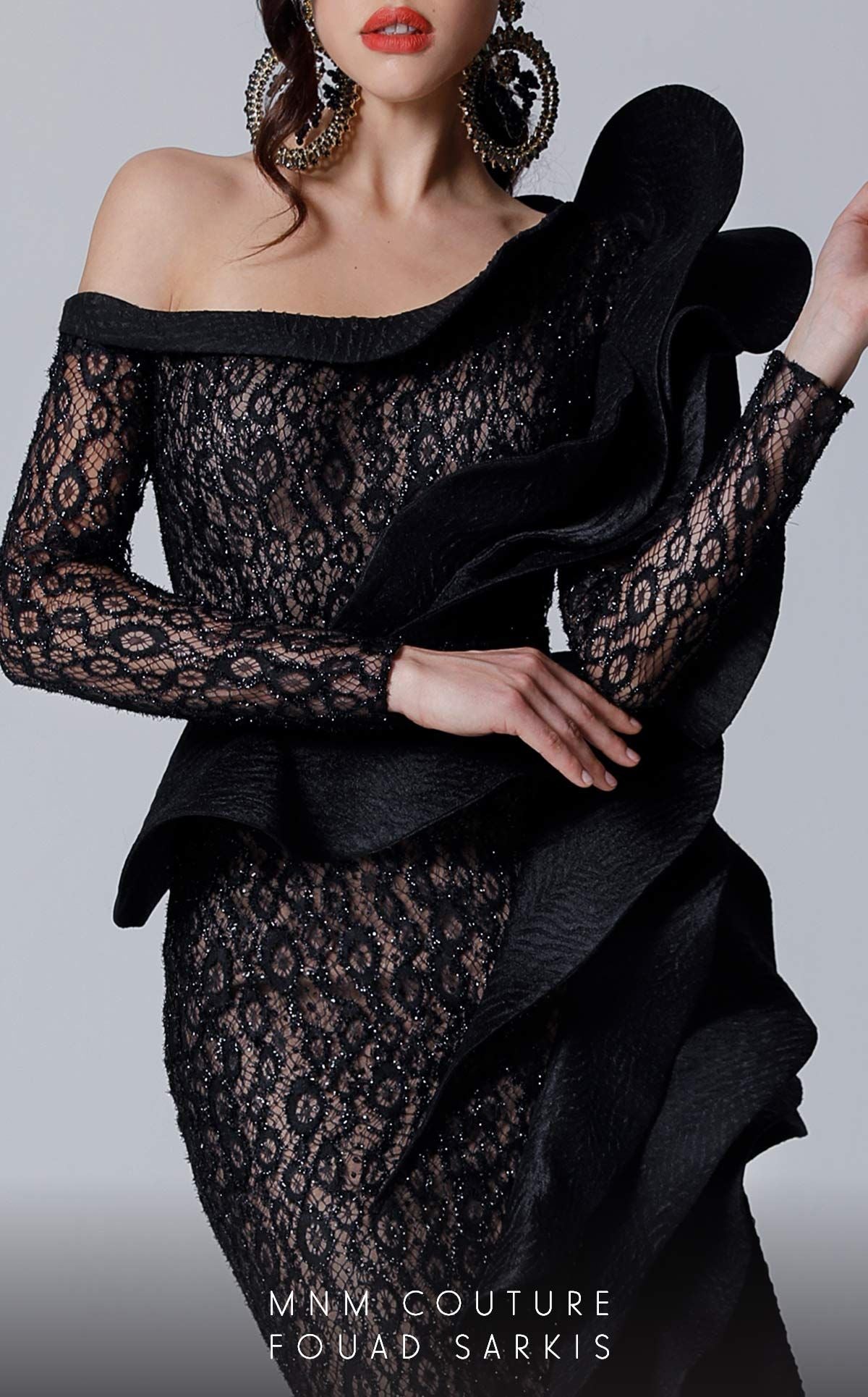 Fouad Sarkis 2735 Couture Evening Gown