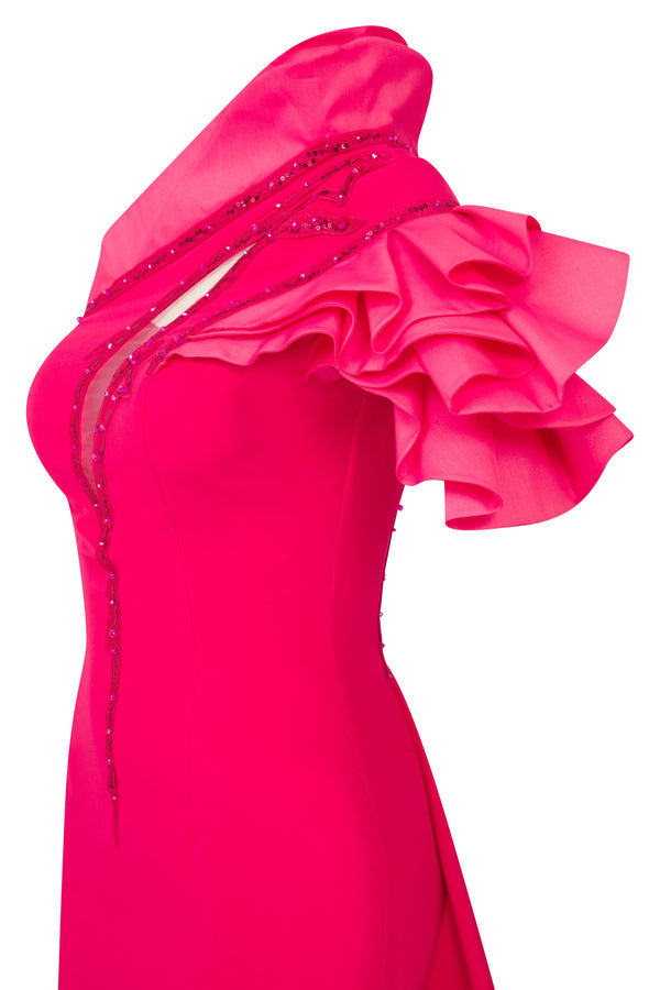 Fouad Sarkis 2736A Couture Evening Gown
