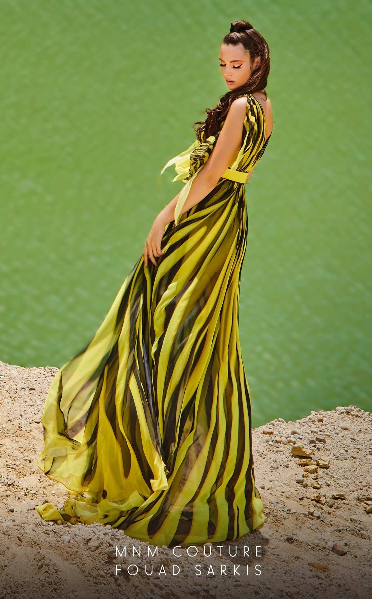 Fouad Sarkis 2748 Couture Evening Gown