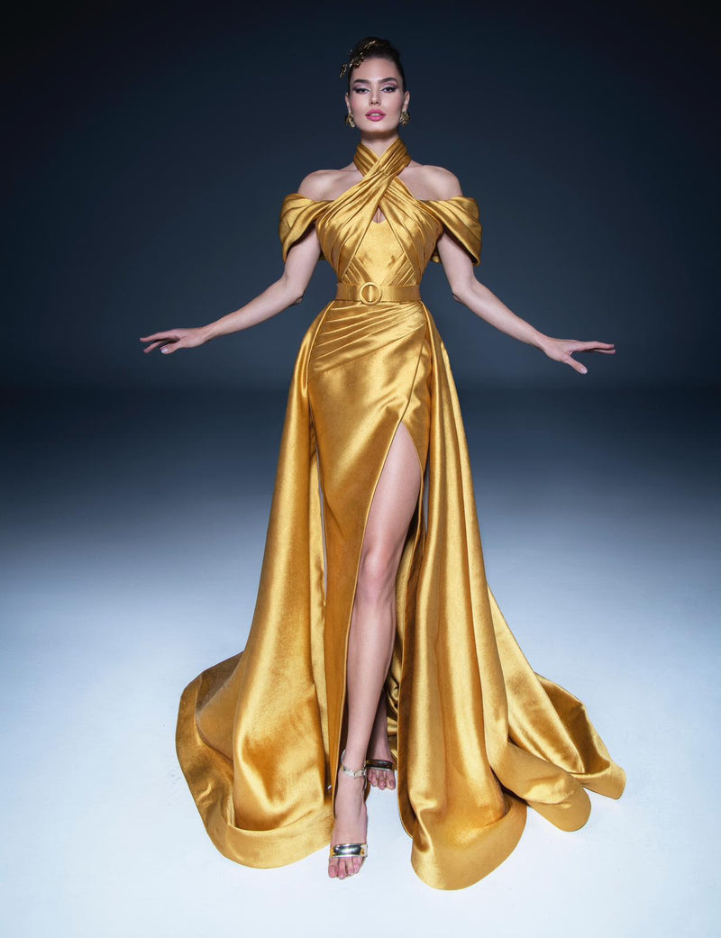 Fouad Sarkis 2776 Couture Evening Gown