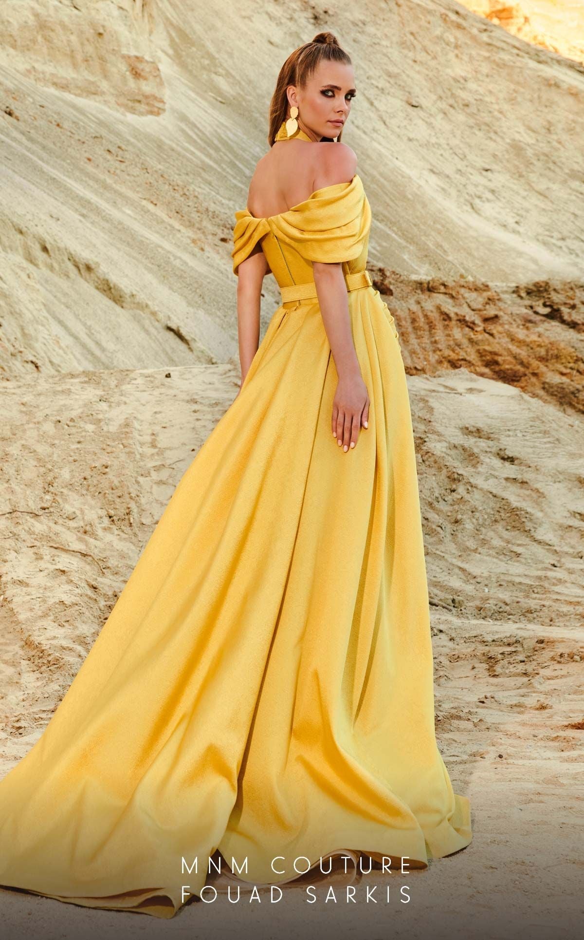 Fouad Sarkis 2776 Couture Evening Gown