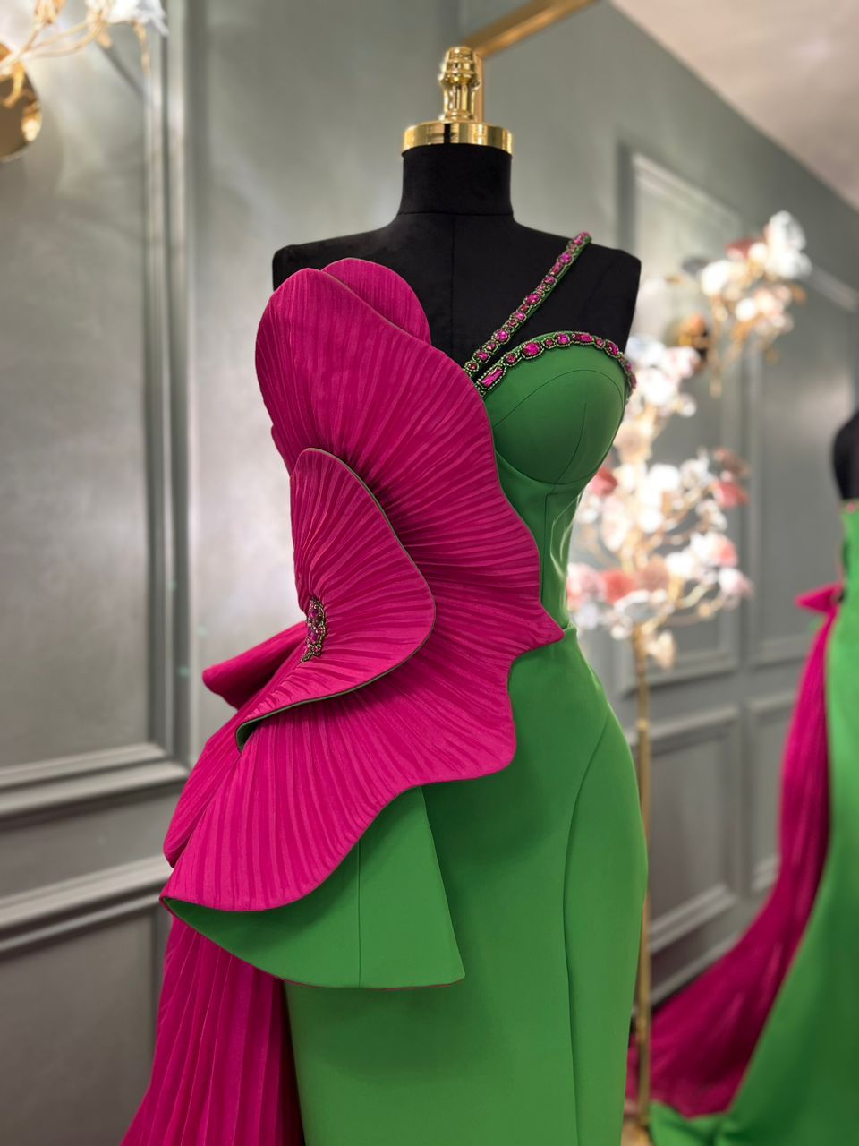 Fouad Sarkis 2796 Couture Evening Gown