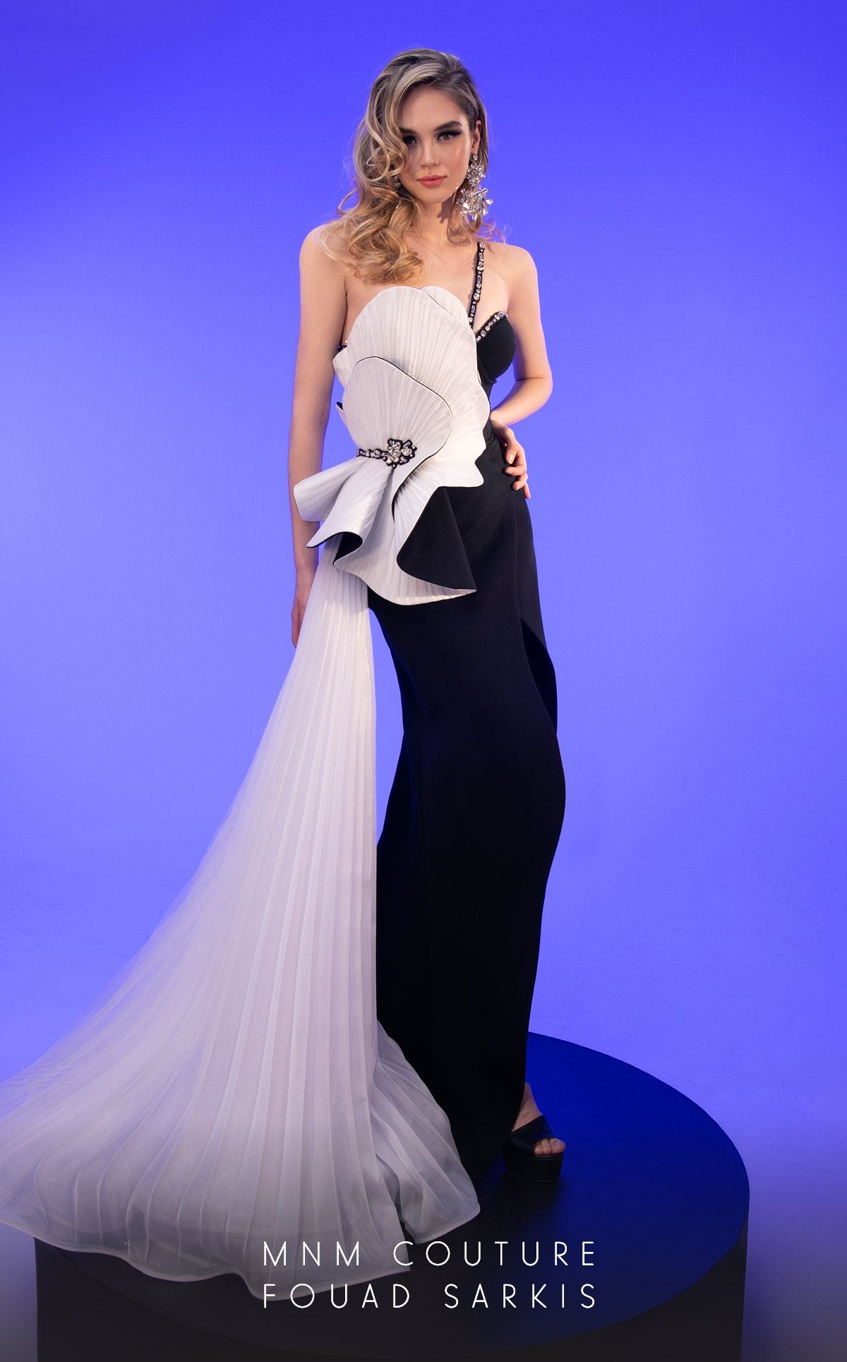 Fouad Sarkis 2796 Couture Evening Gown
