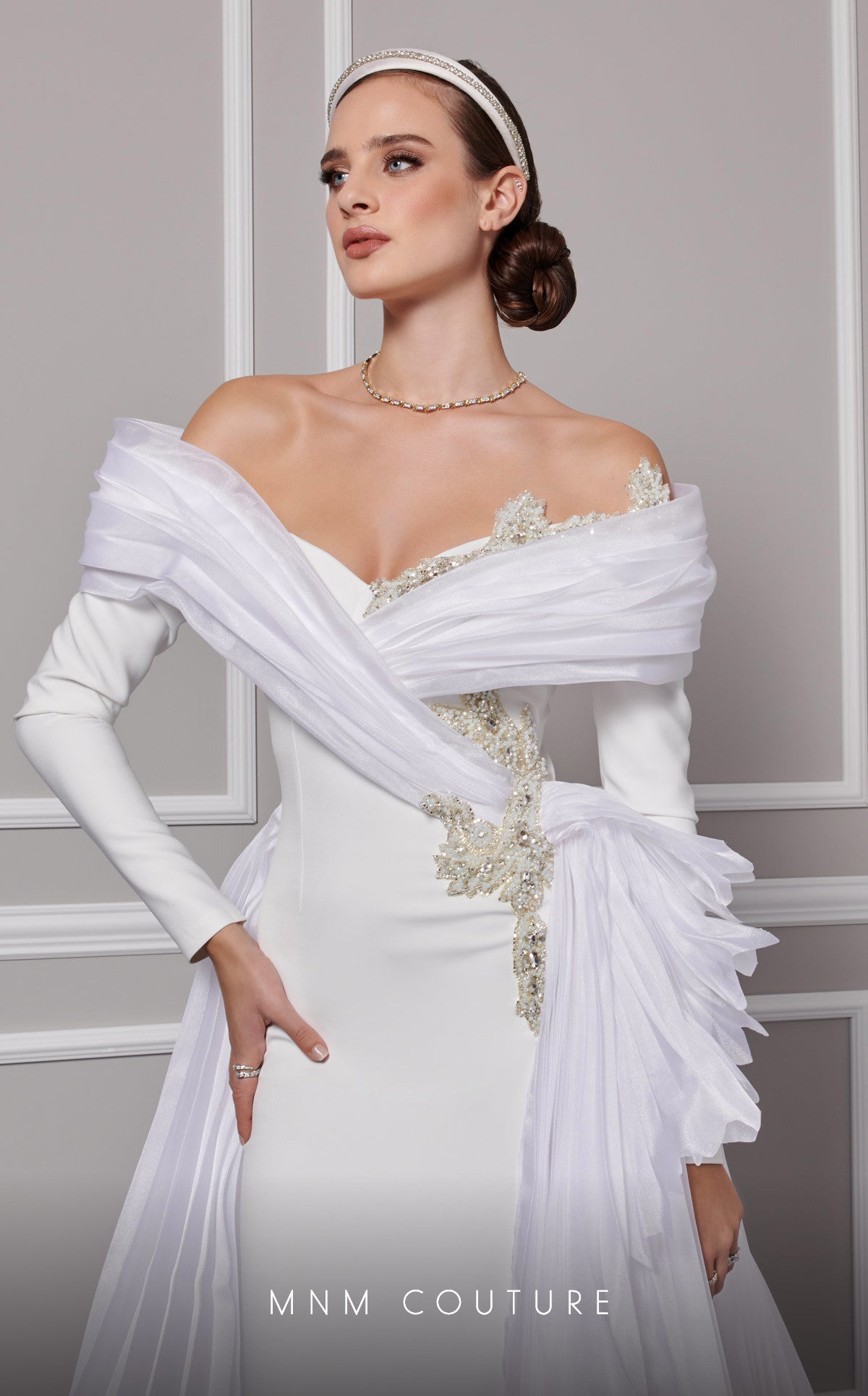 Fouad Sarkis F02800 Couture Evening Gown