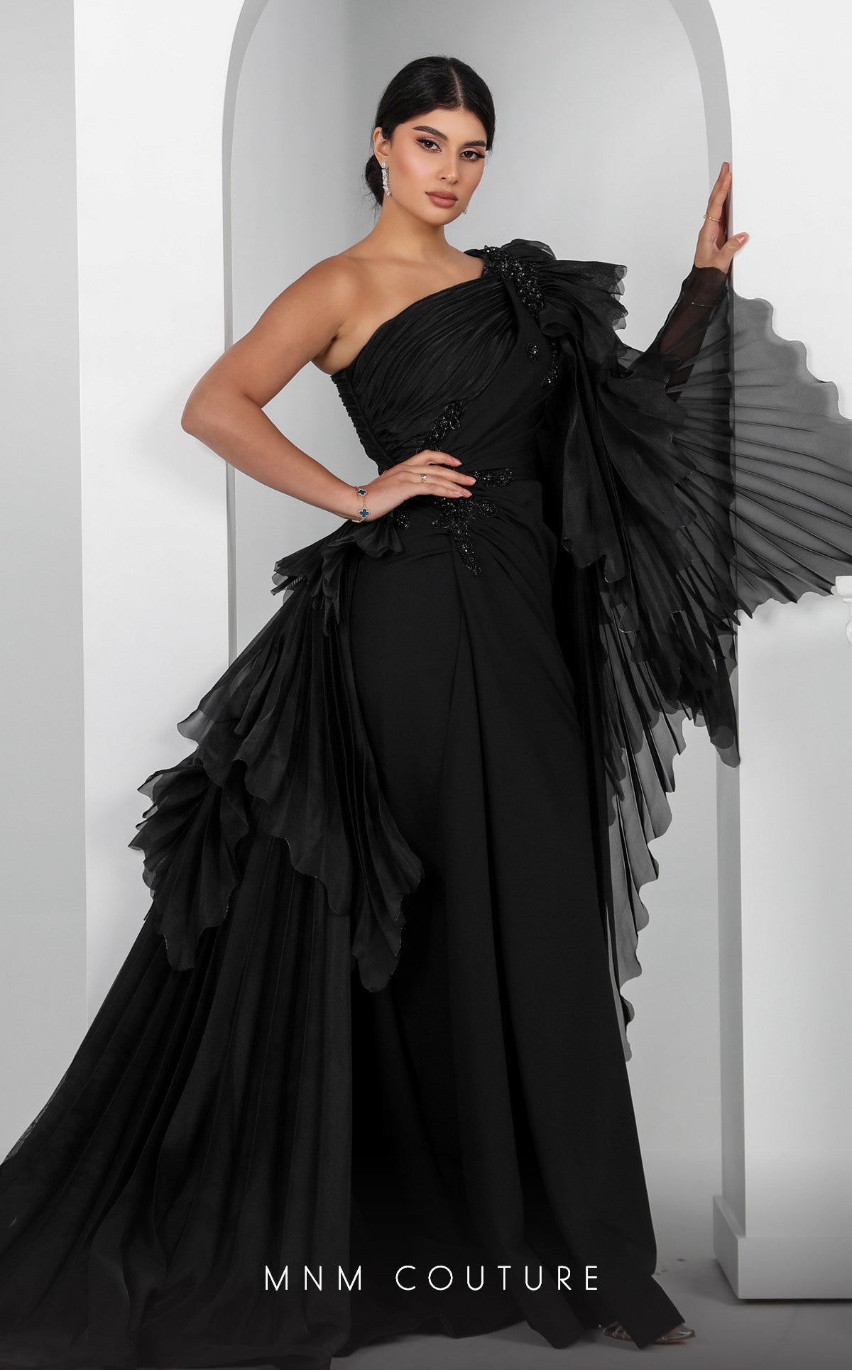 Fouad Sarkis F02801 Couture Evening Gown