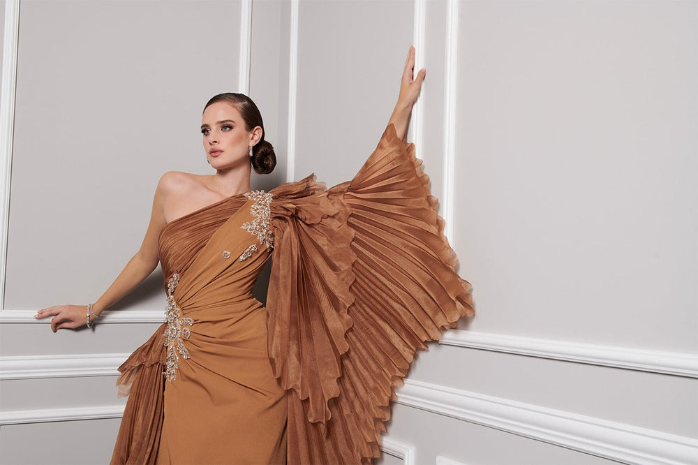 Fouad Sarkis F02801 Couture Evening Gown