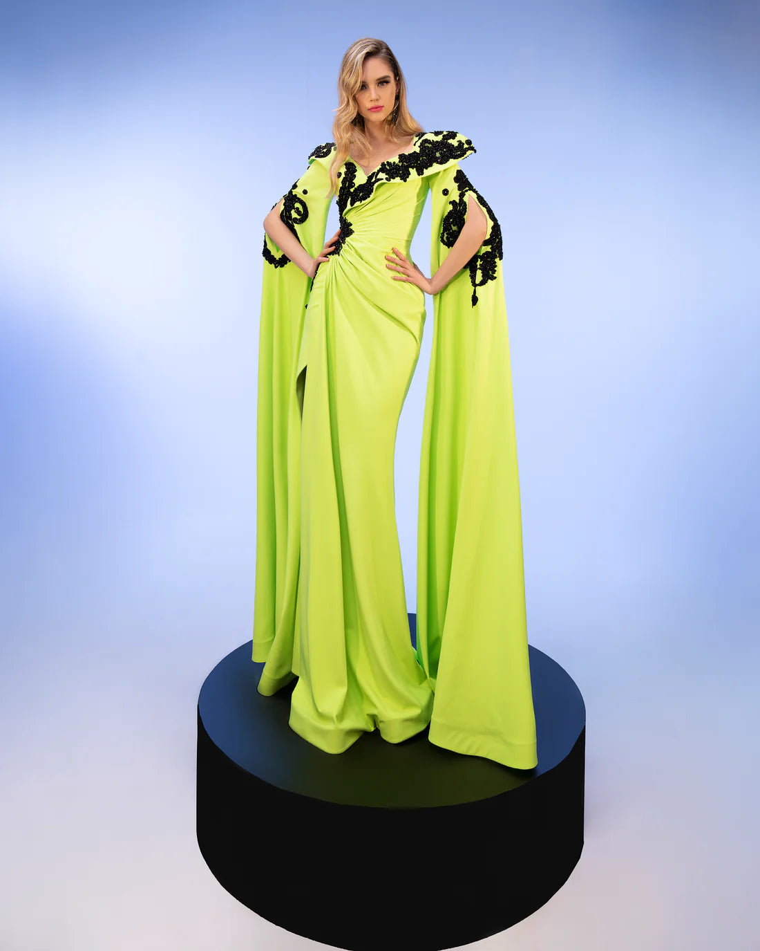 Fouad Sarkis F02802 Couture Evening Gown