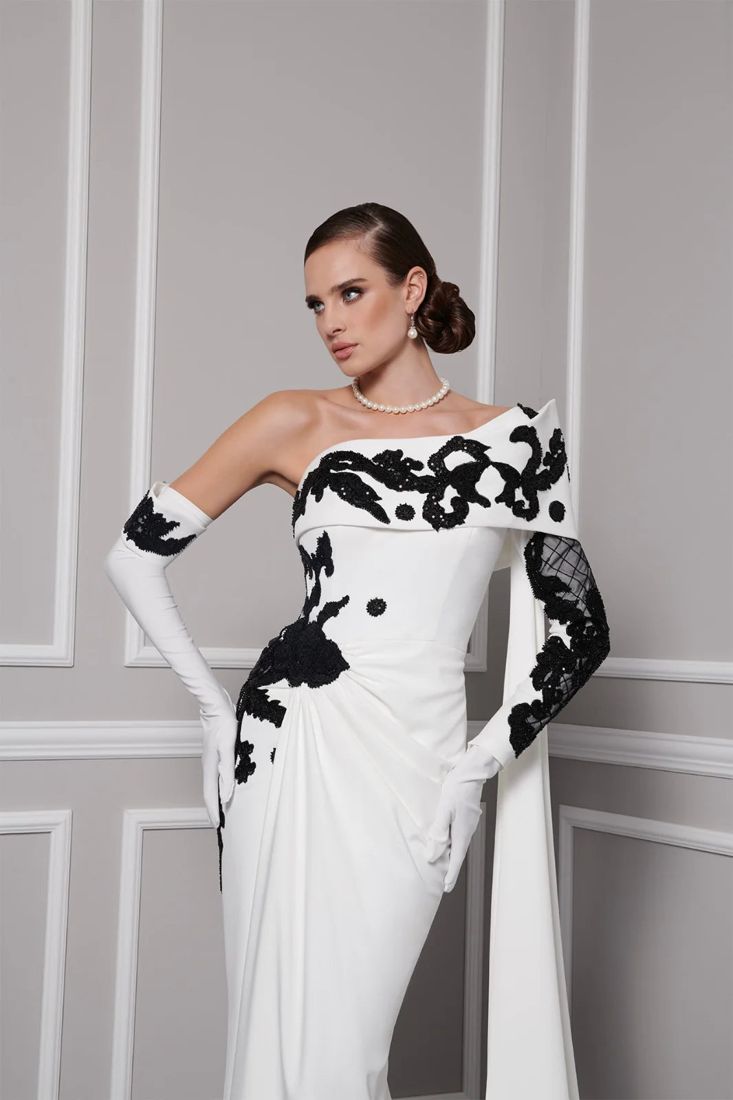 Fouad Sarkis F02803 Couture Evening Gown