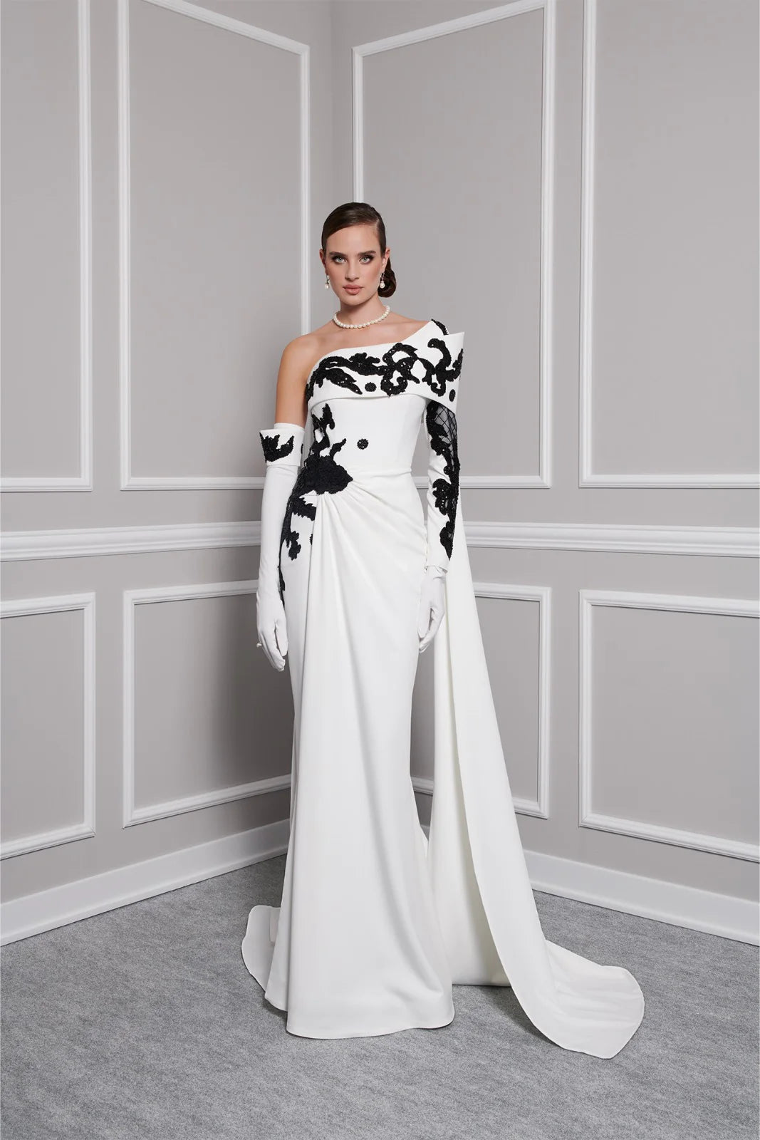 Fouad Sarkis F02803 Couture Evening Gown