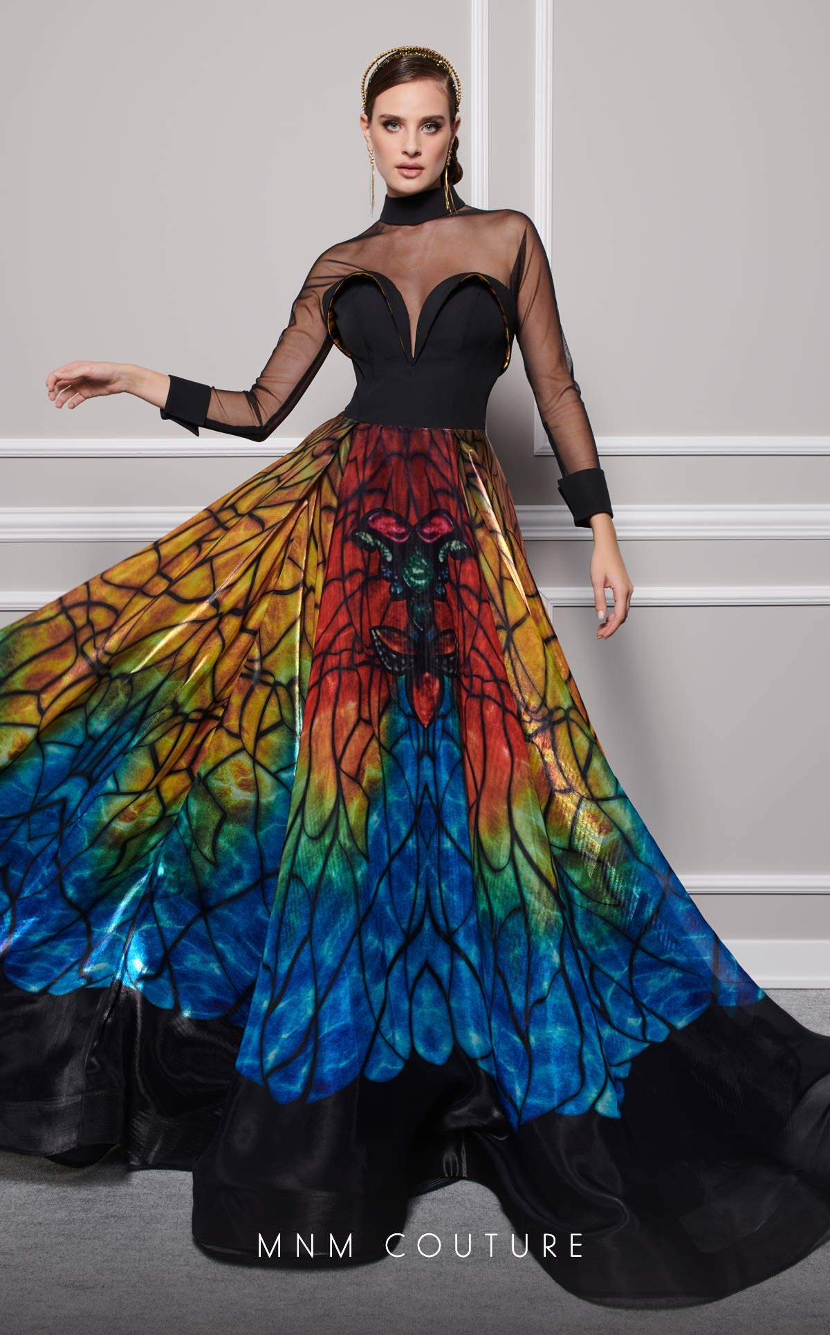 Fouad Sarkis F02825 Couture Evening Gown