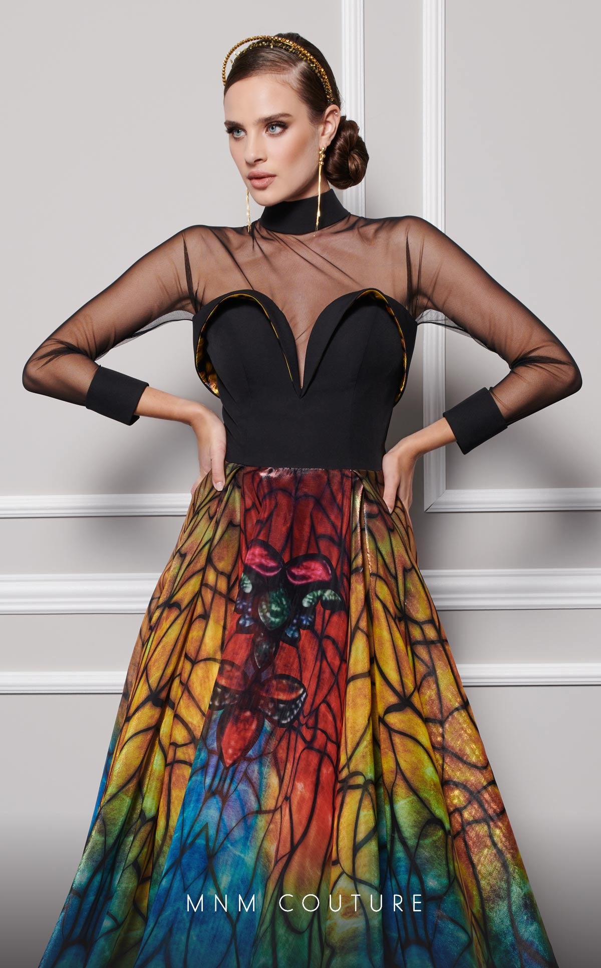 Fouad Sarkis F02825 Couture Evening Gown