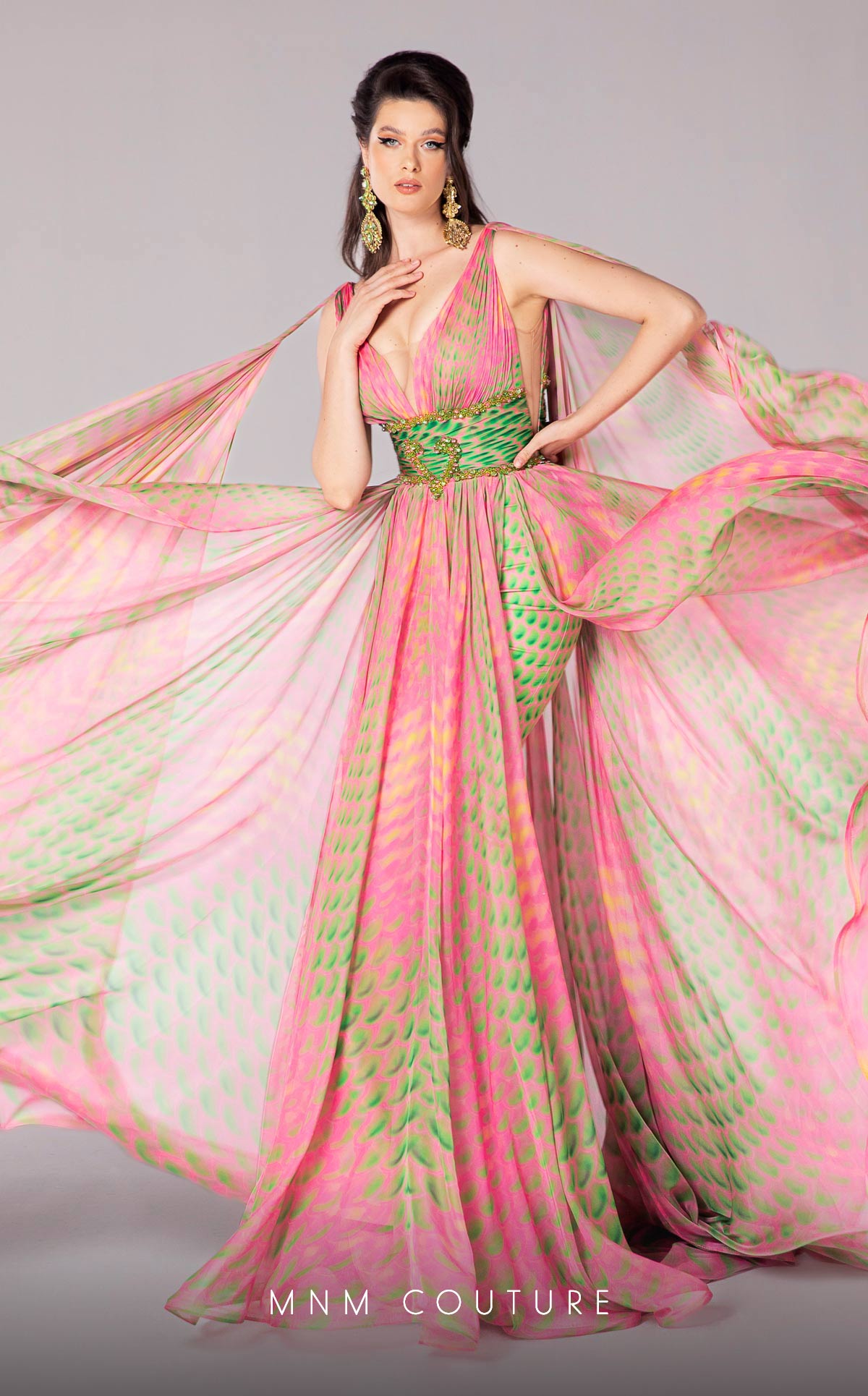 Fouad Sarkis F02828 Couture Evening Gown