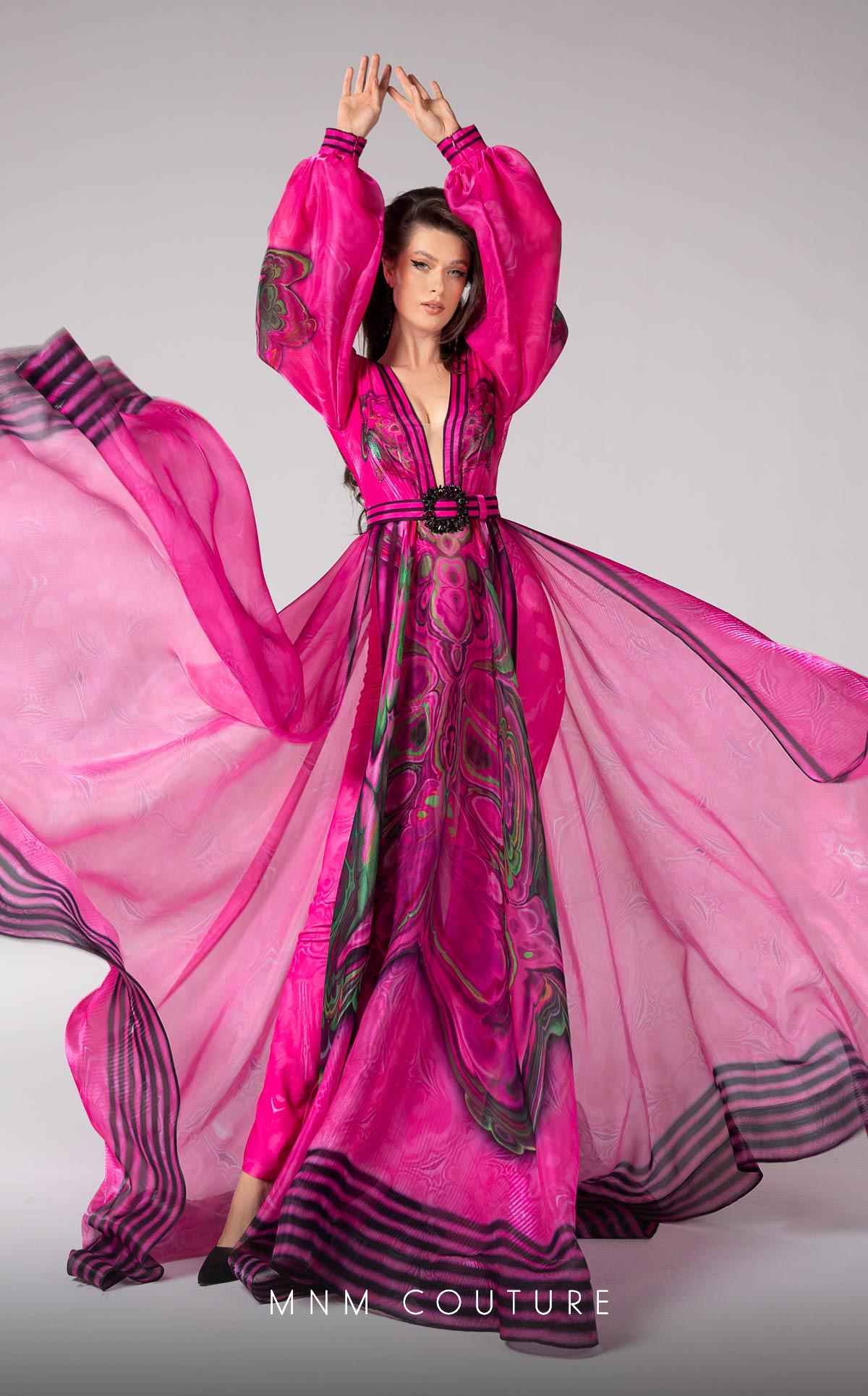 Fouad Sarkis F02839 Couture Evening Gown