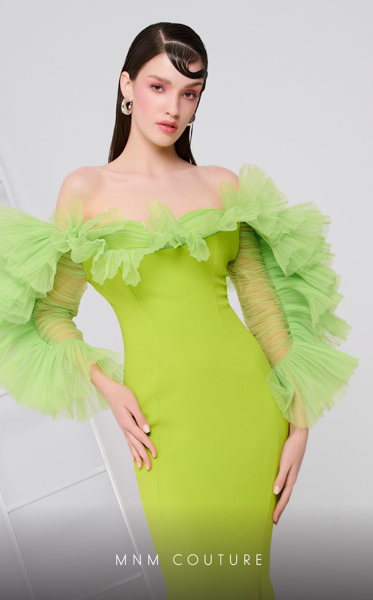 Fouad Sarkis F02850 Couture Evening Gown