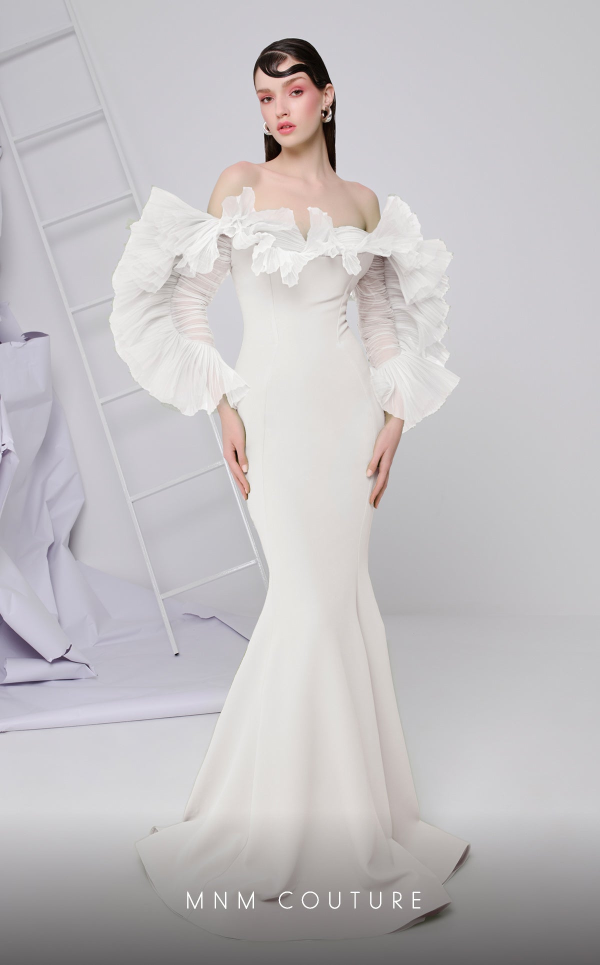 Fouad Sarkis F02850 Couture Evening Gown