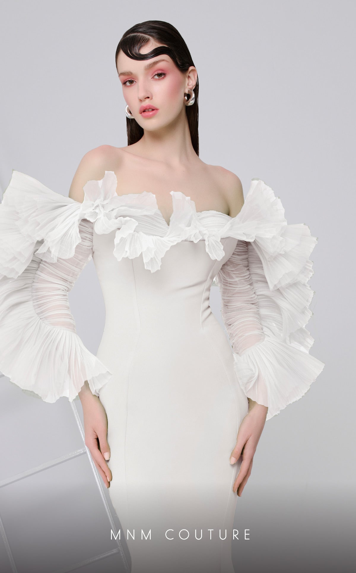 Fouad Sarkis F02850 Couture Evening Gown