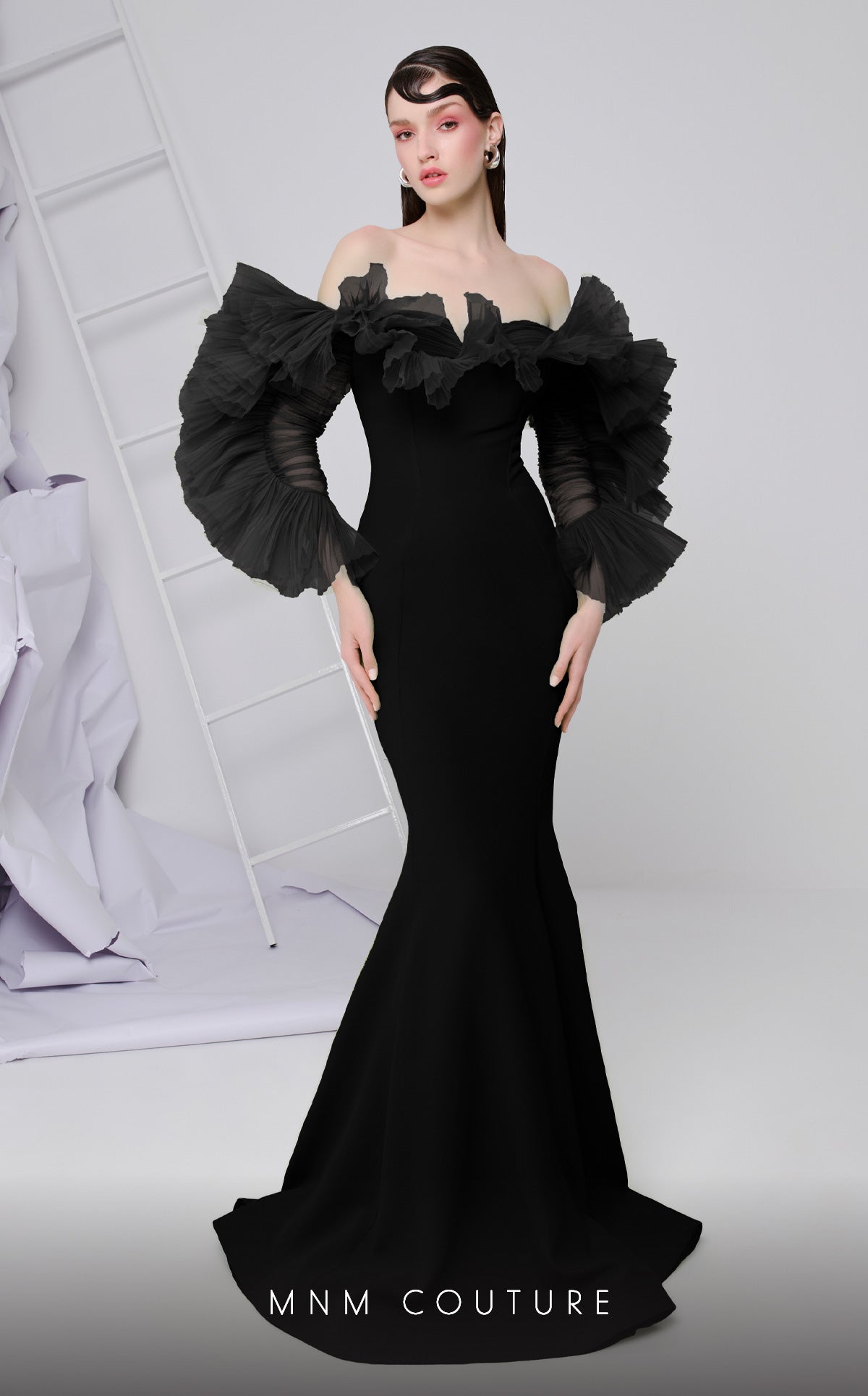 Fouad Sarkis F02850 Couture Evening Gown