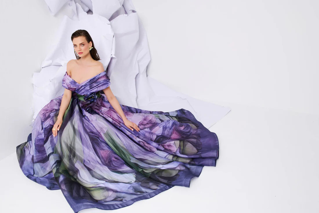 Fouad Sarkis F02855 Couture Evening Gown