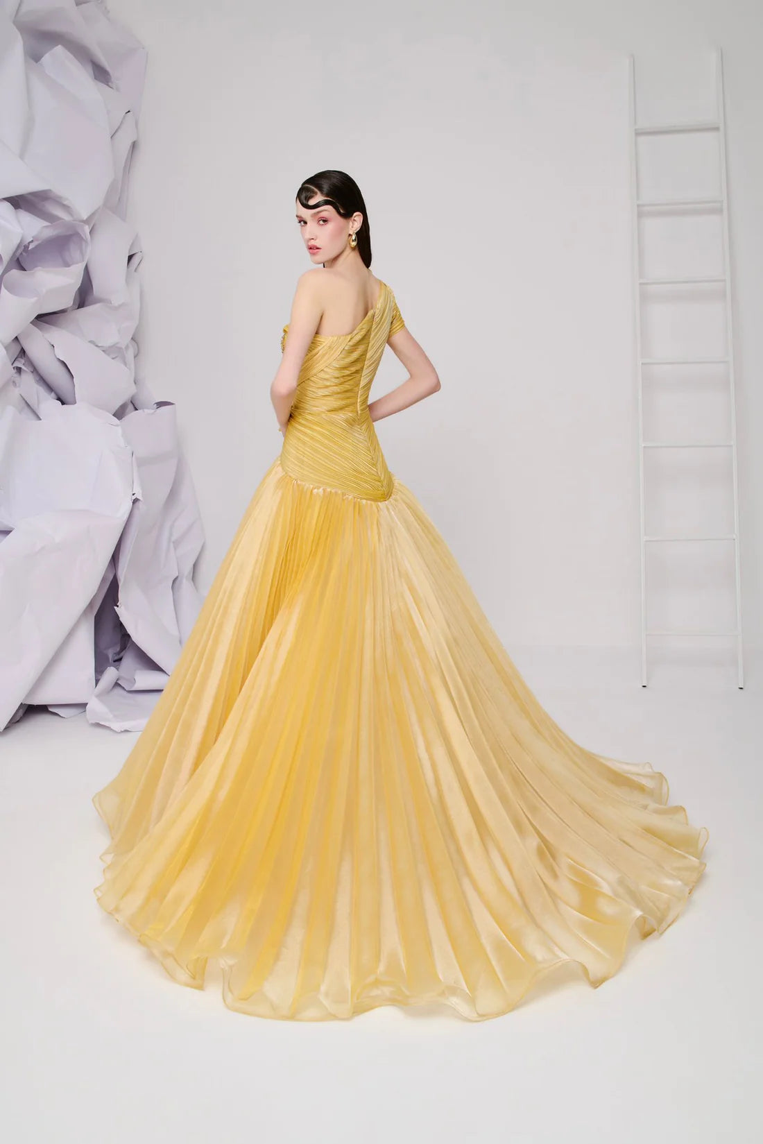 Fouad Sarkis F02856 Couture Evening Gown