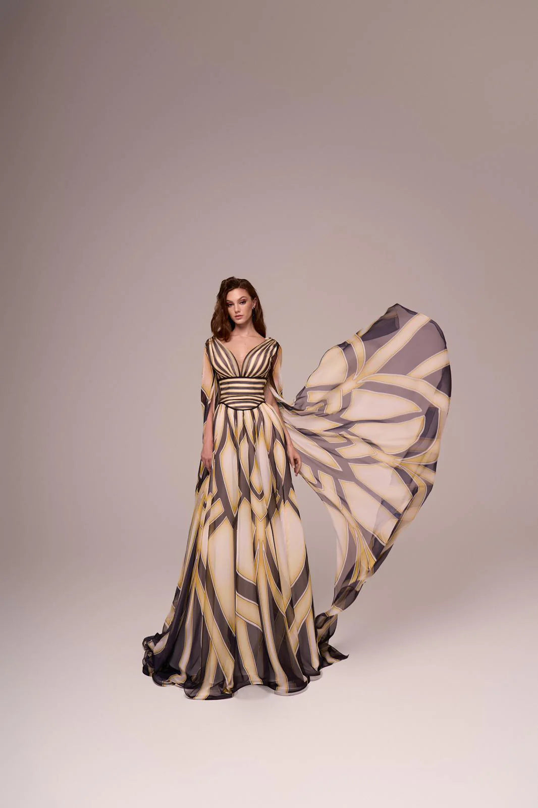 Fouad Sarkis F02862 Couture Evening Gown