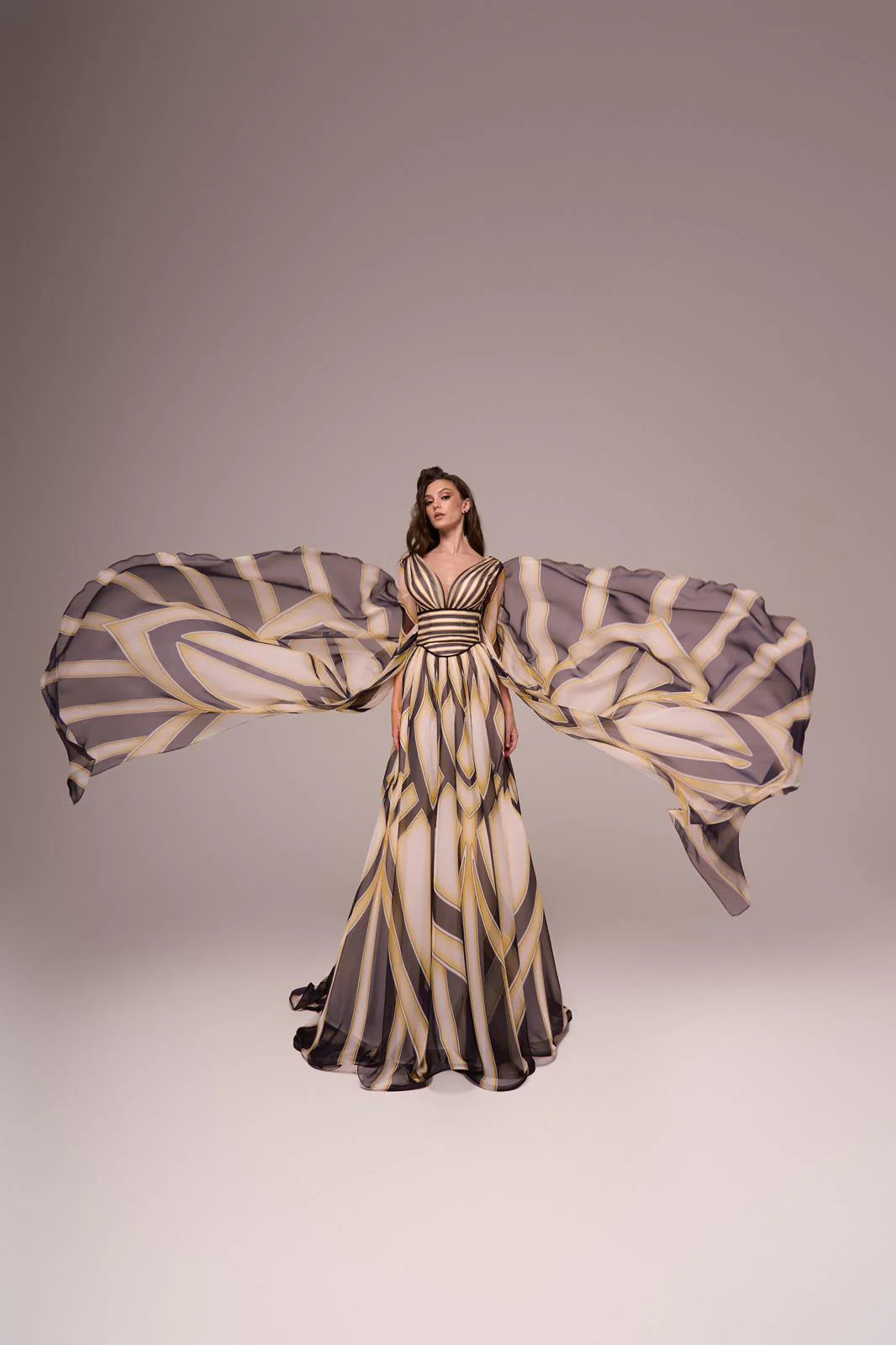 Fouad Sarkis F02862 Couture Evening Gown