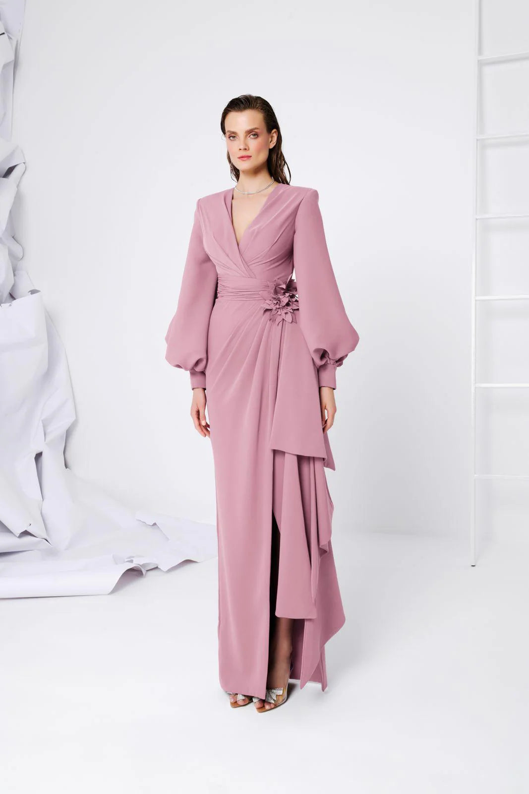 Fouad Sarkis F02866 Couture Evening Gown