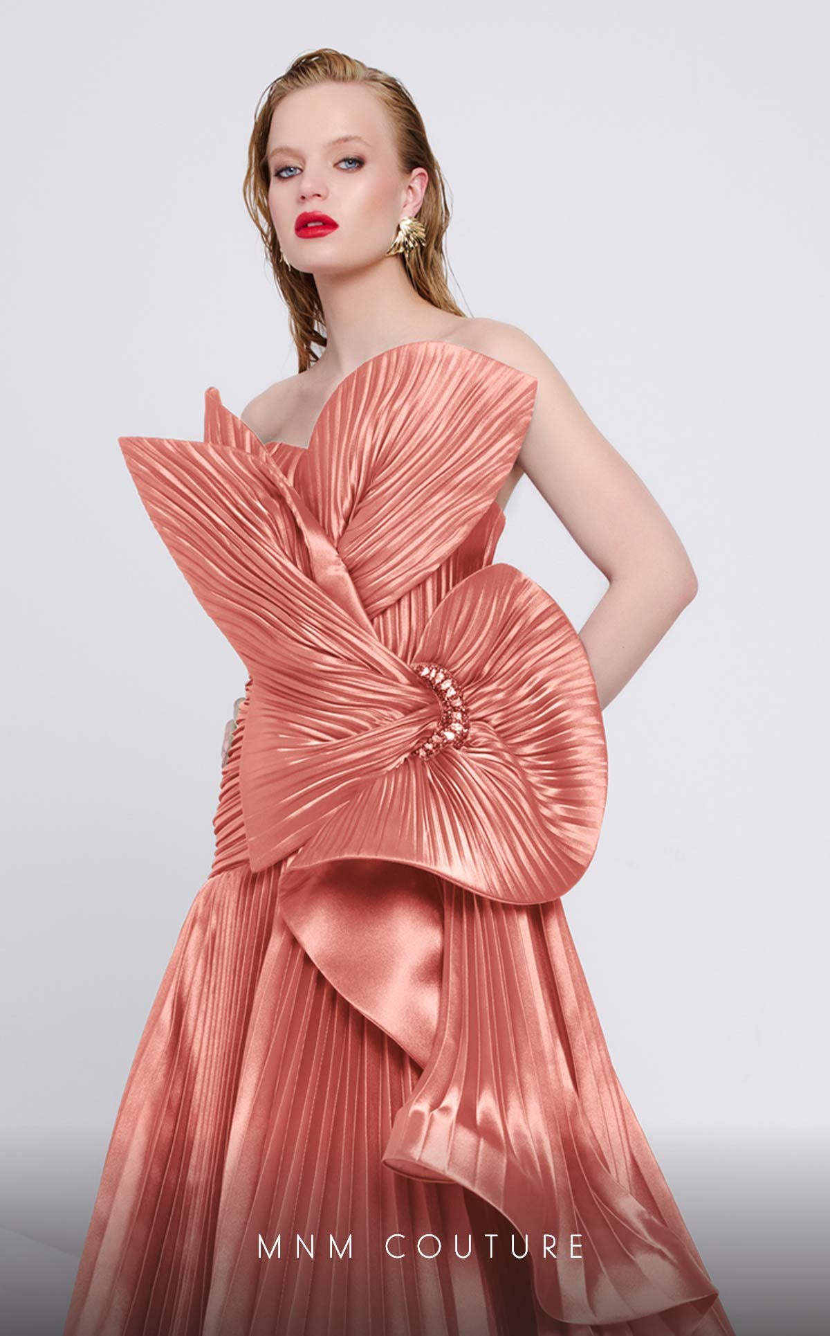 Fouad Sarkis F02867 Couture Evening Gown