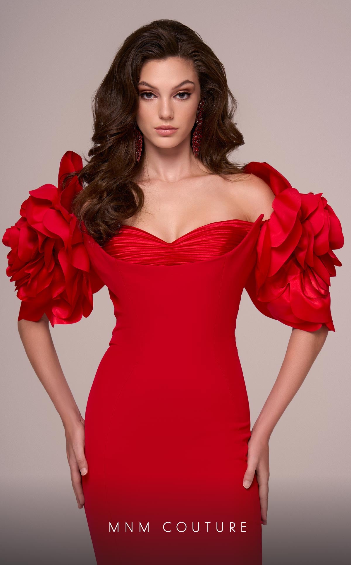Fouad Sarkis F02886 Couture Evening Gown