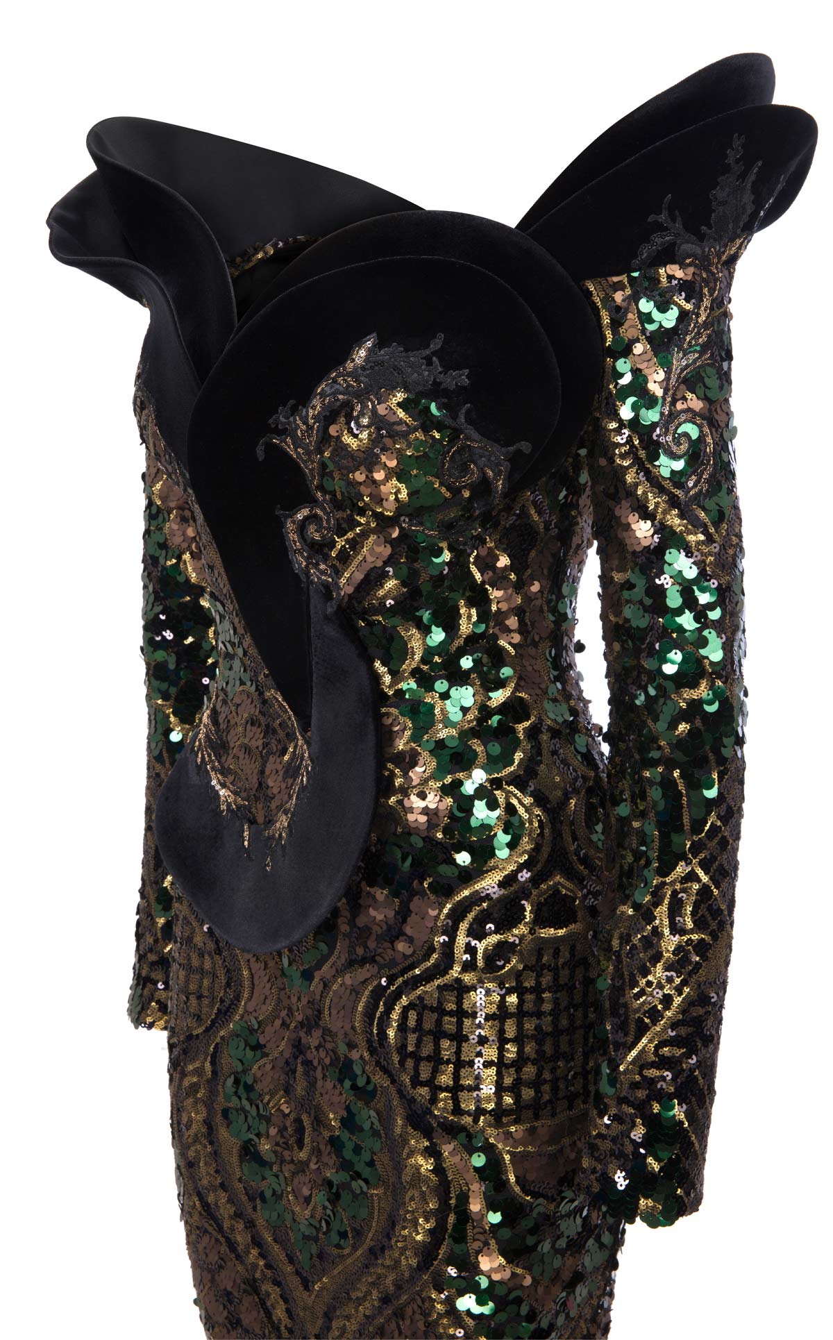 Fouad Sarkis F02896 Couture Evening Gown