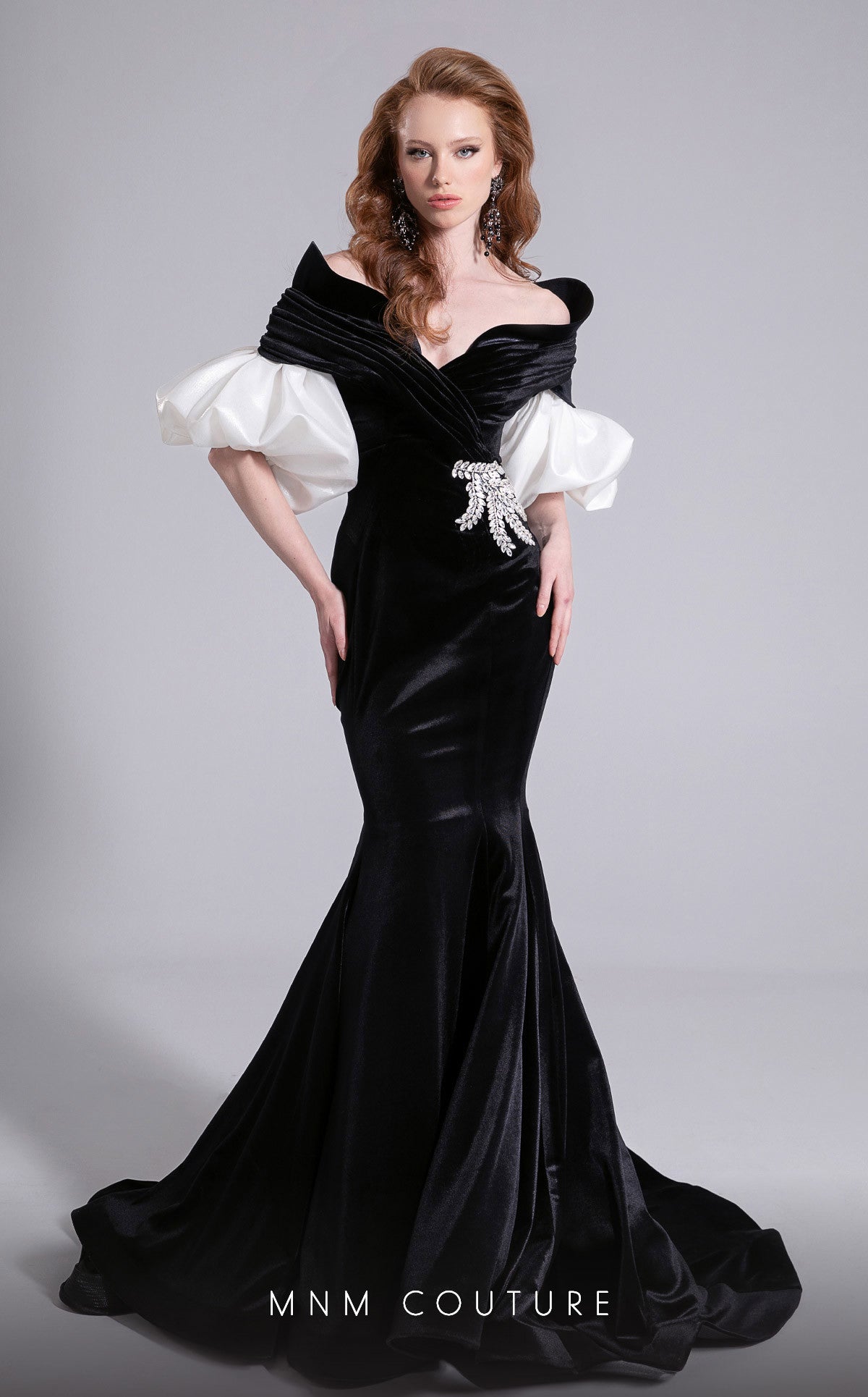 Fouad Sarkis F02898 Couture Evening Gown