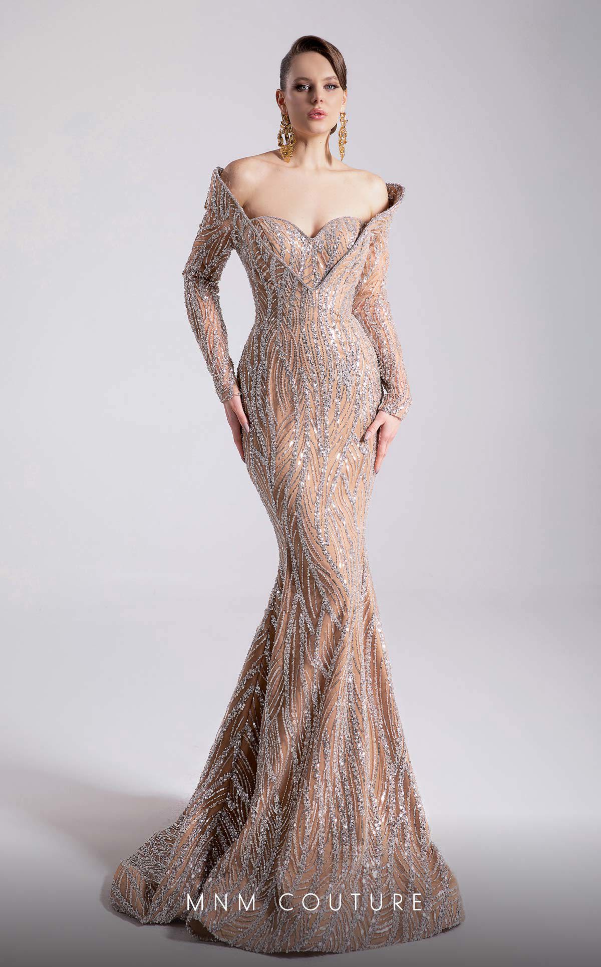 Fouad Sarkis F02900 Couture Evening Gown