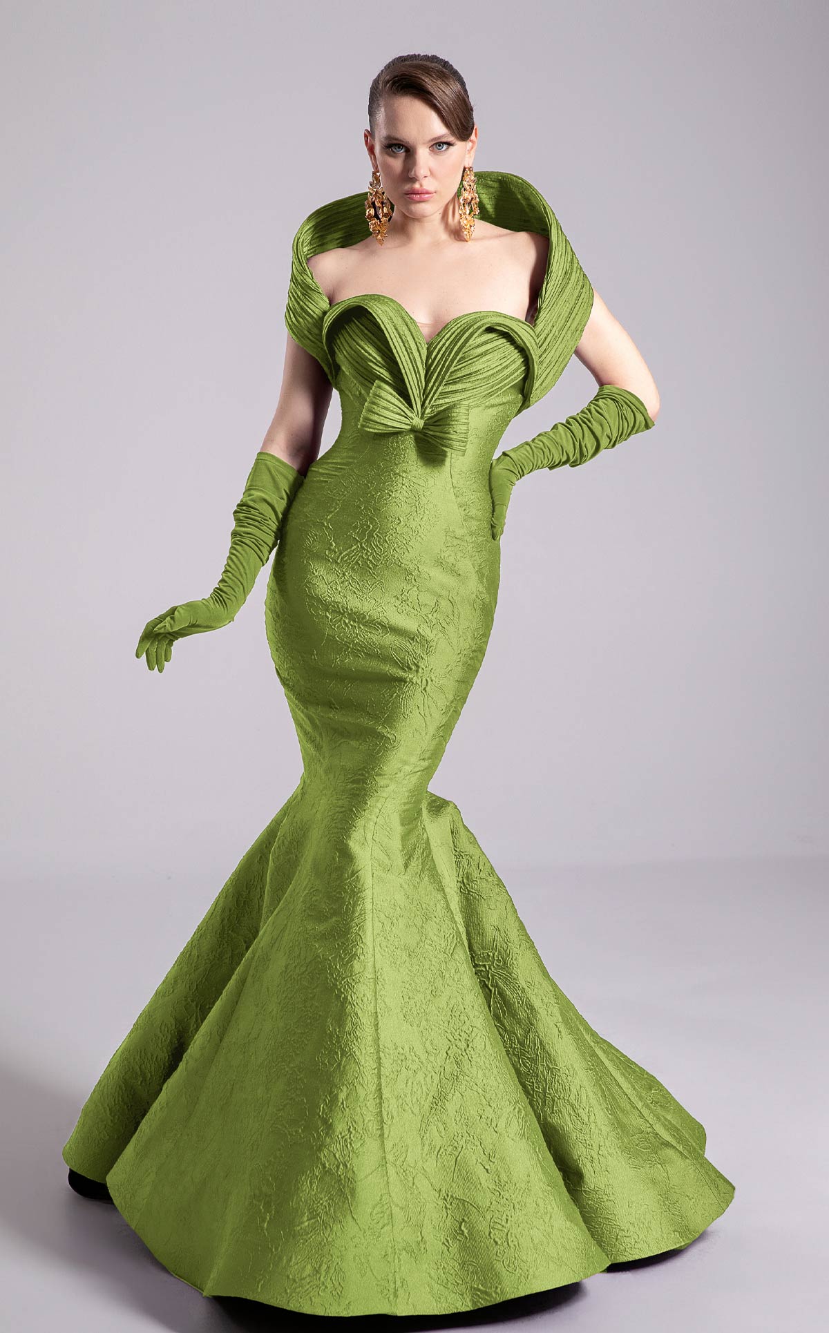 Fouad Sarkis F02901 Couture Evening Gown