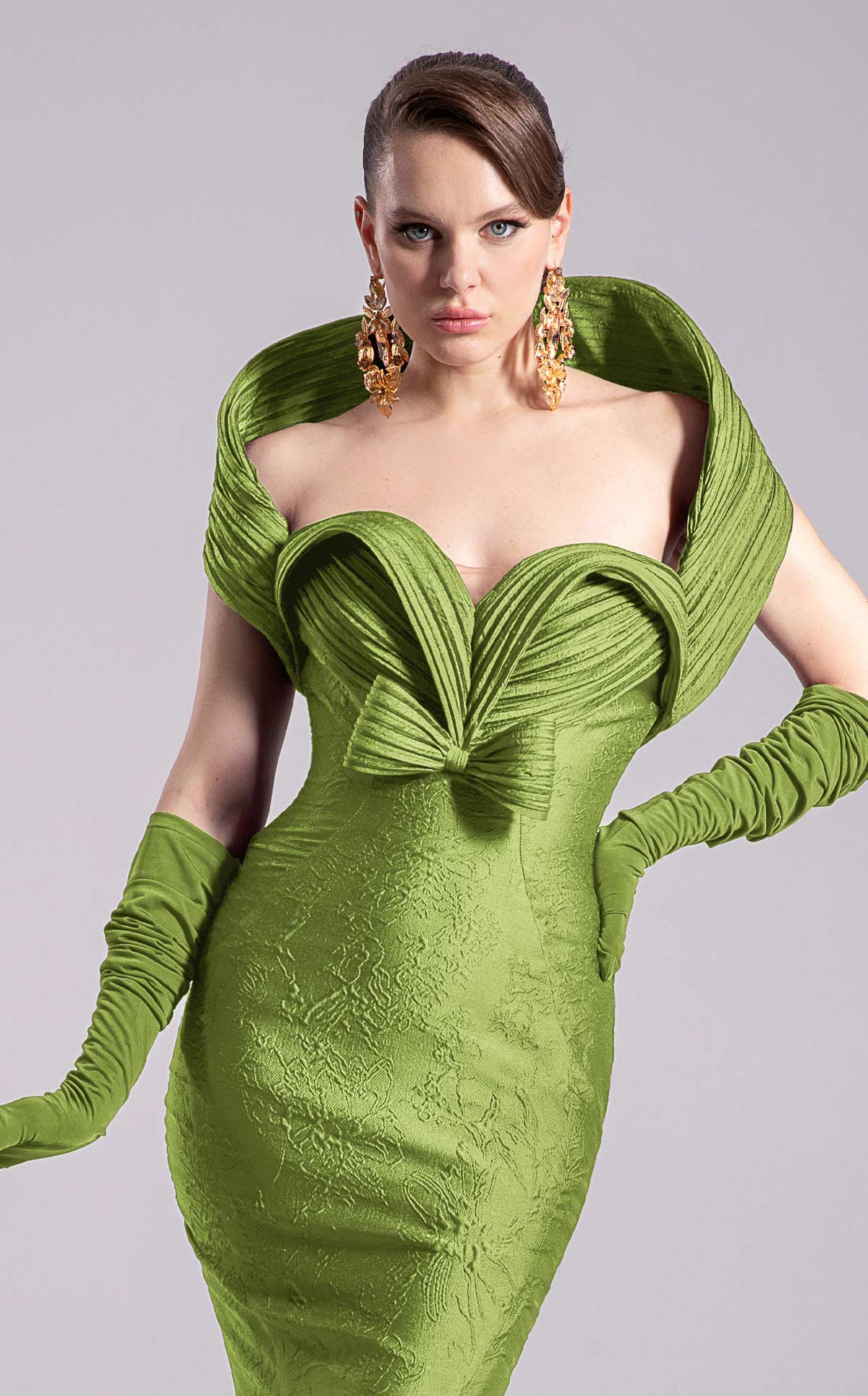 Fouad Sarkis F02901 Couture Evening Gown