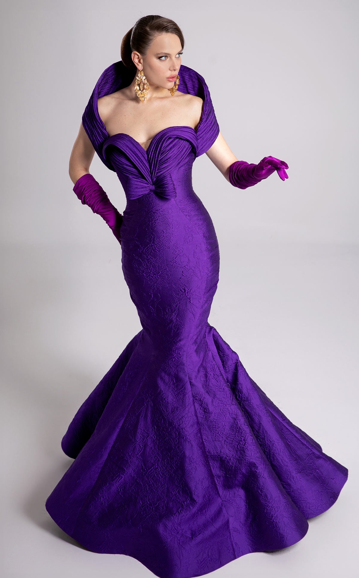 Fouad Sarkis F02901 Couture Evening Gown