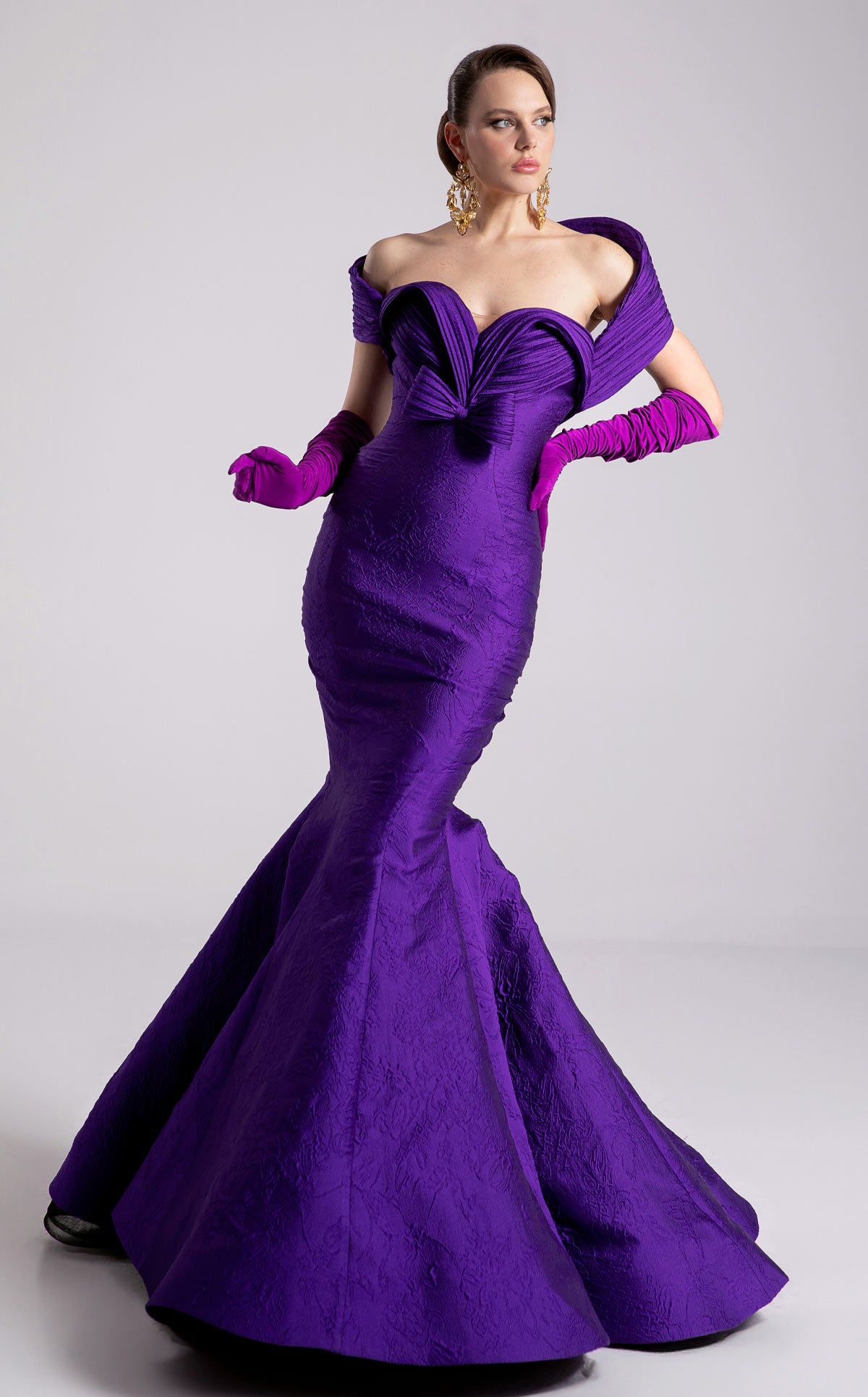 Fouad Sarkis F02901 Couture Evening Gown