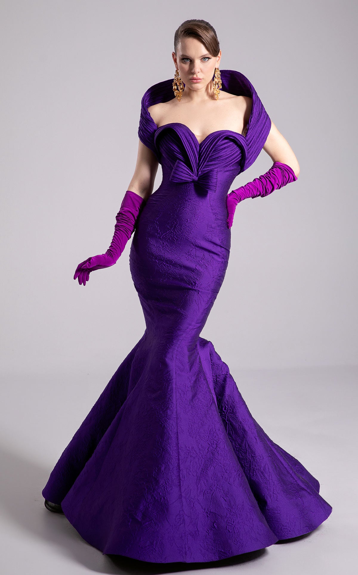 Fouad Sarkis F02901 Couture Evening Gown