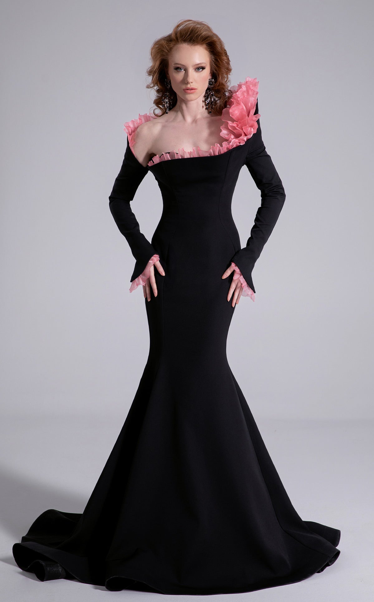 Fouad Sarkis F02905 Couture Evening Gown