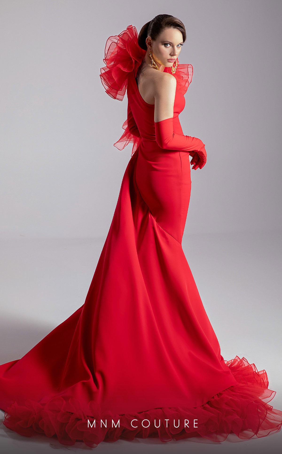 Fouad Sarkis F02906 Couture Evening Gown