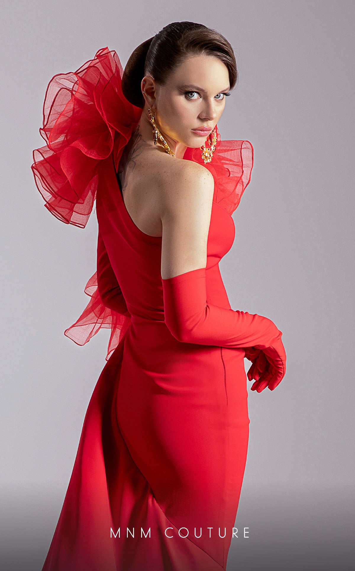 Fouad Sarkis F02906 Couture Evening Gown